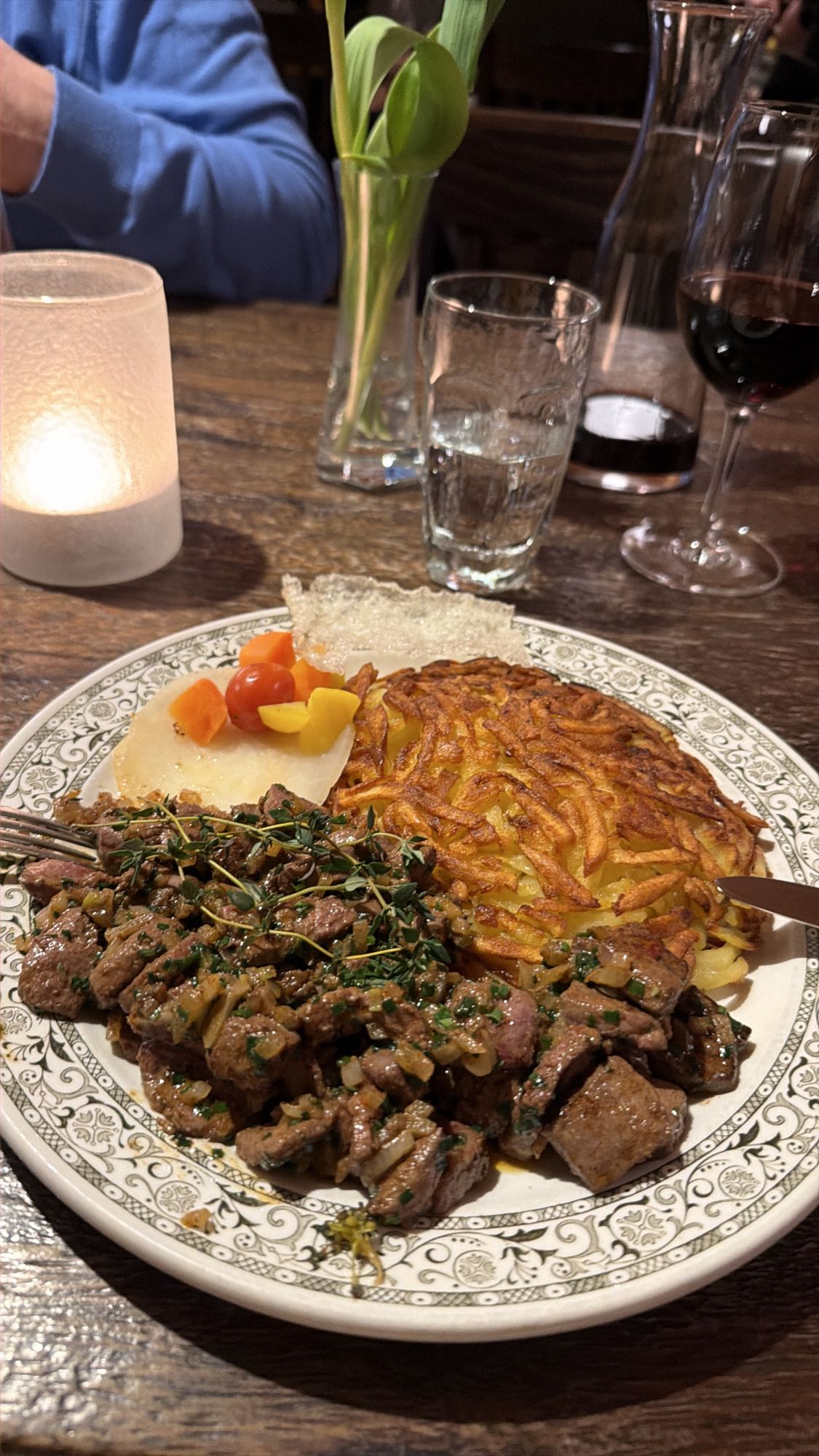 Rösti mit Rindfleisch