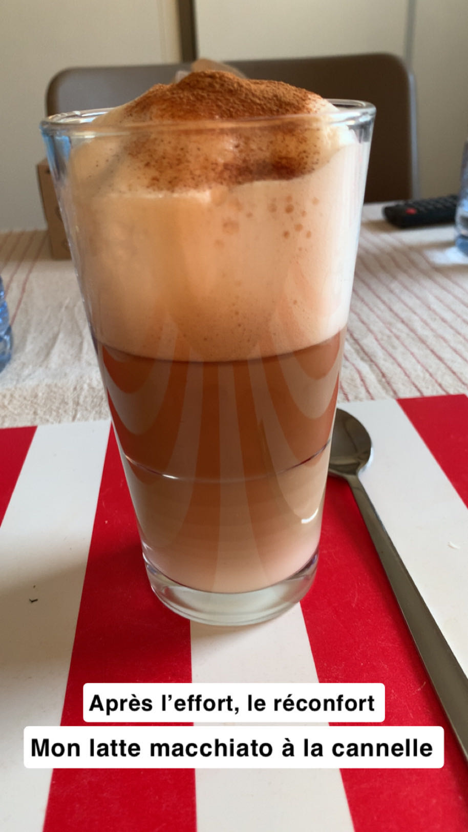 Latte macchiato cannelle