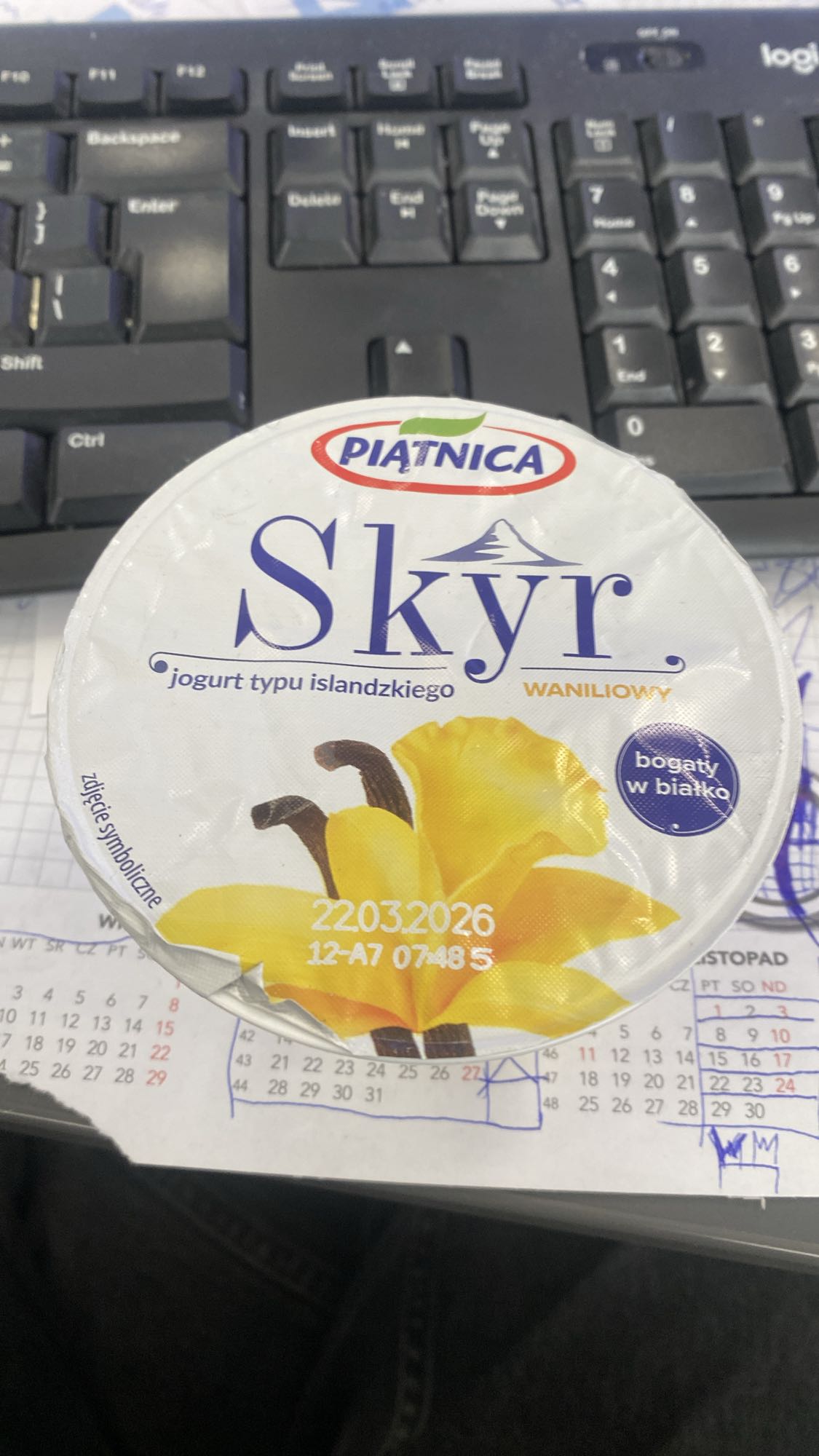 Skyr waniliowy