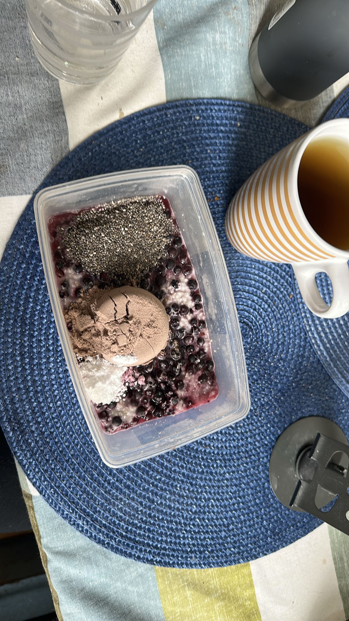 Proteinrik frukostgröt