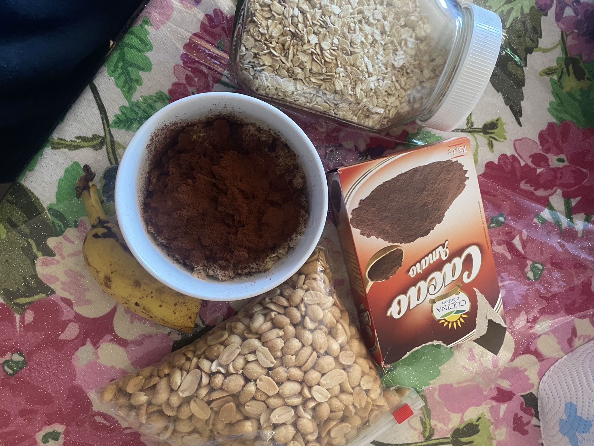 Banana Cocoa Oat Bowl