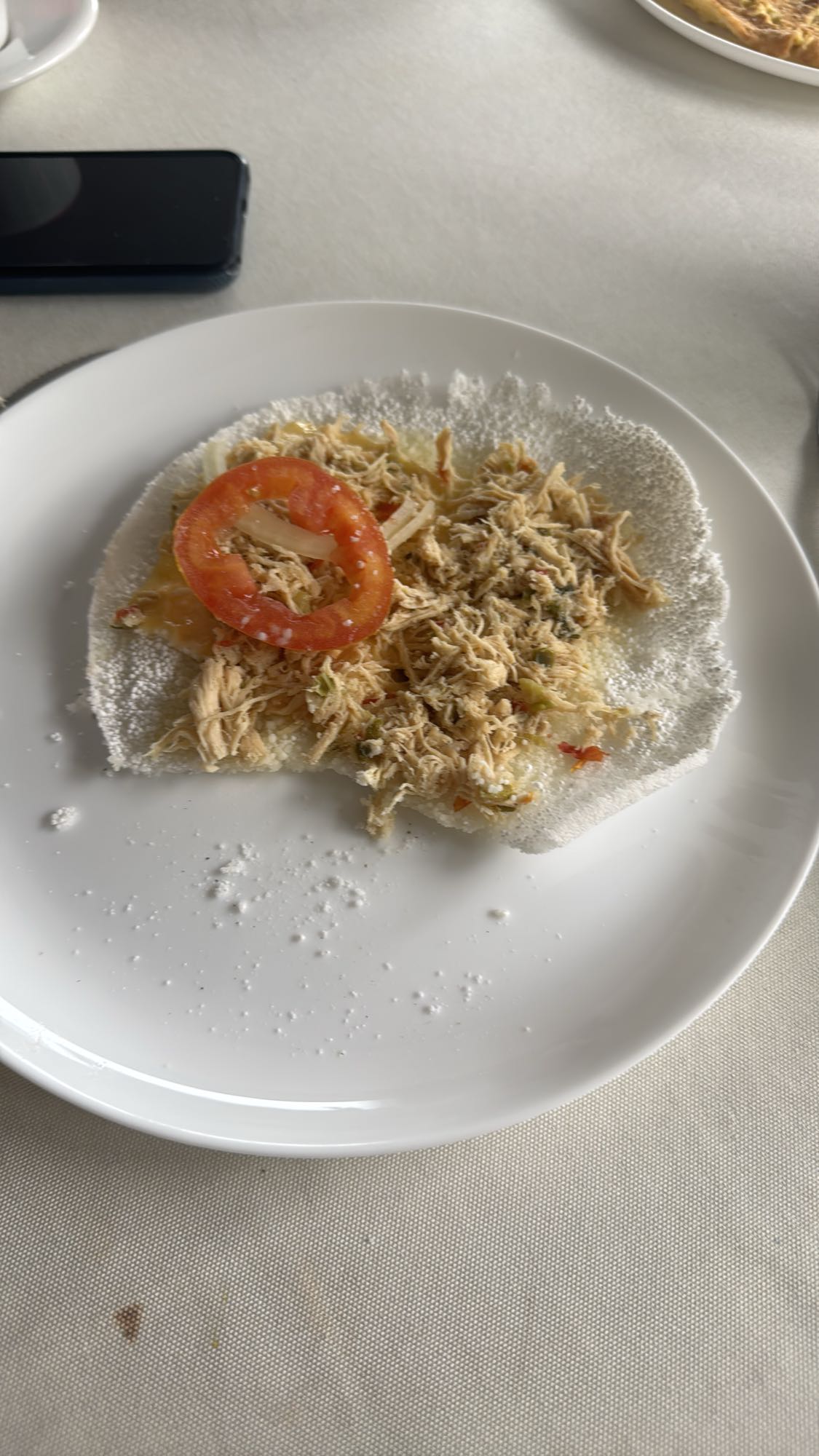 Tapioca com frango