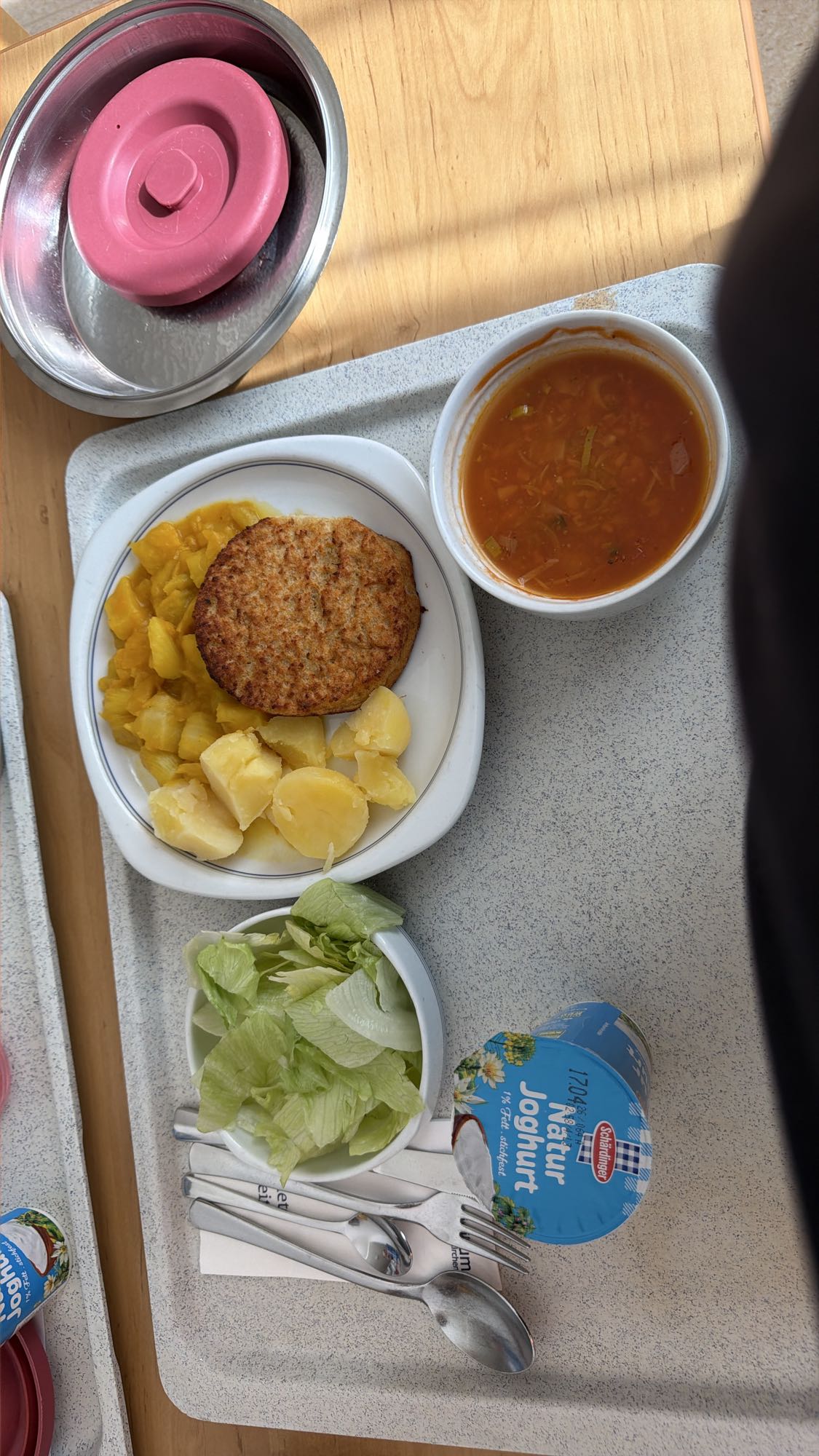 Mittagsteller mit Joghurt