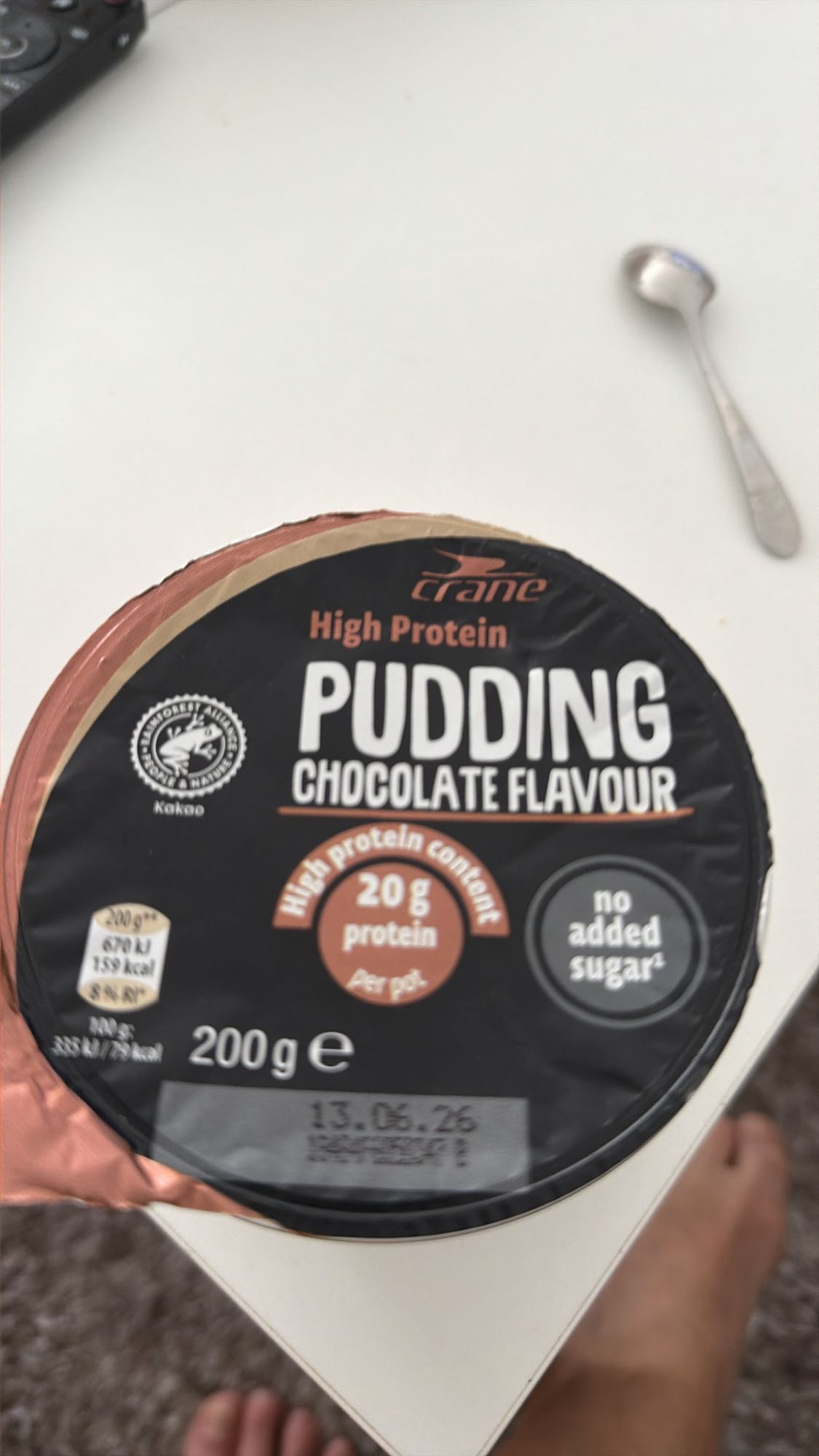 Schokoladen Proteinpudding
