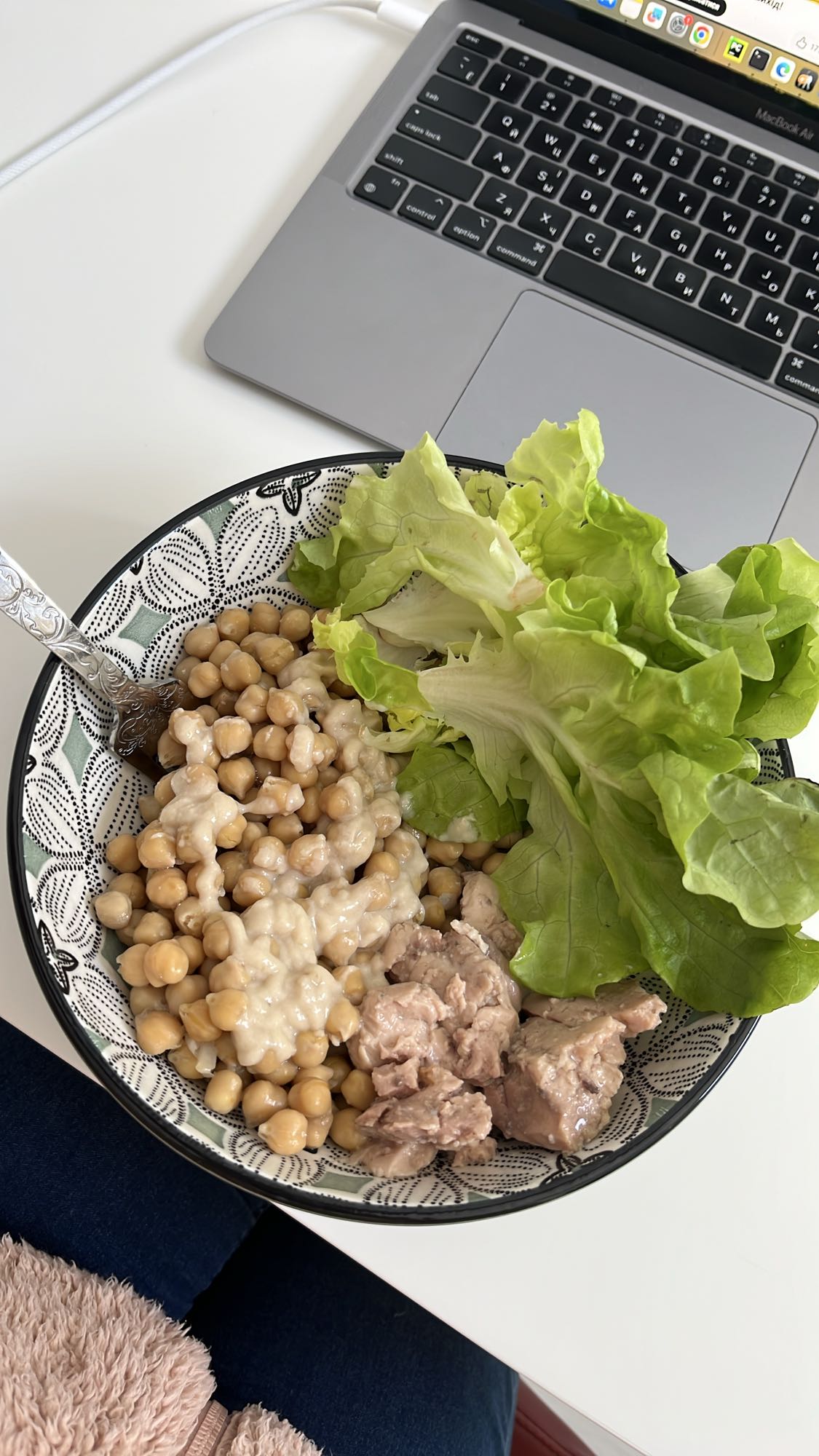 Chickpea Tuna Salad Bowl