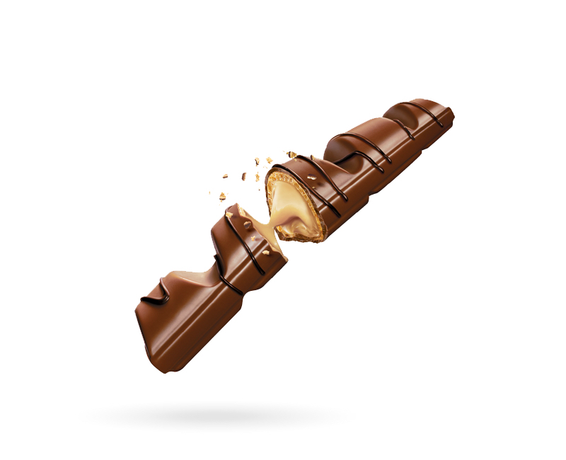 chocoladereep met karamel