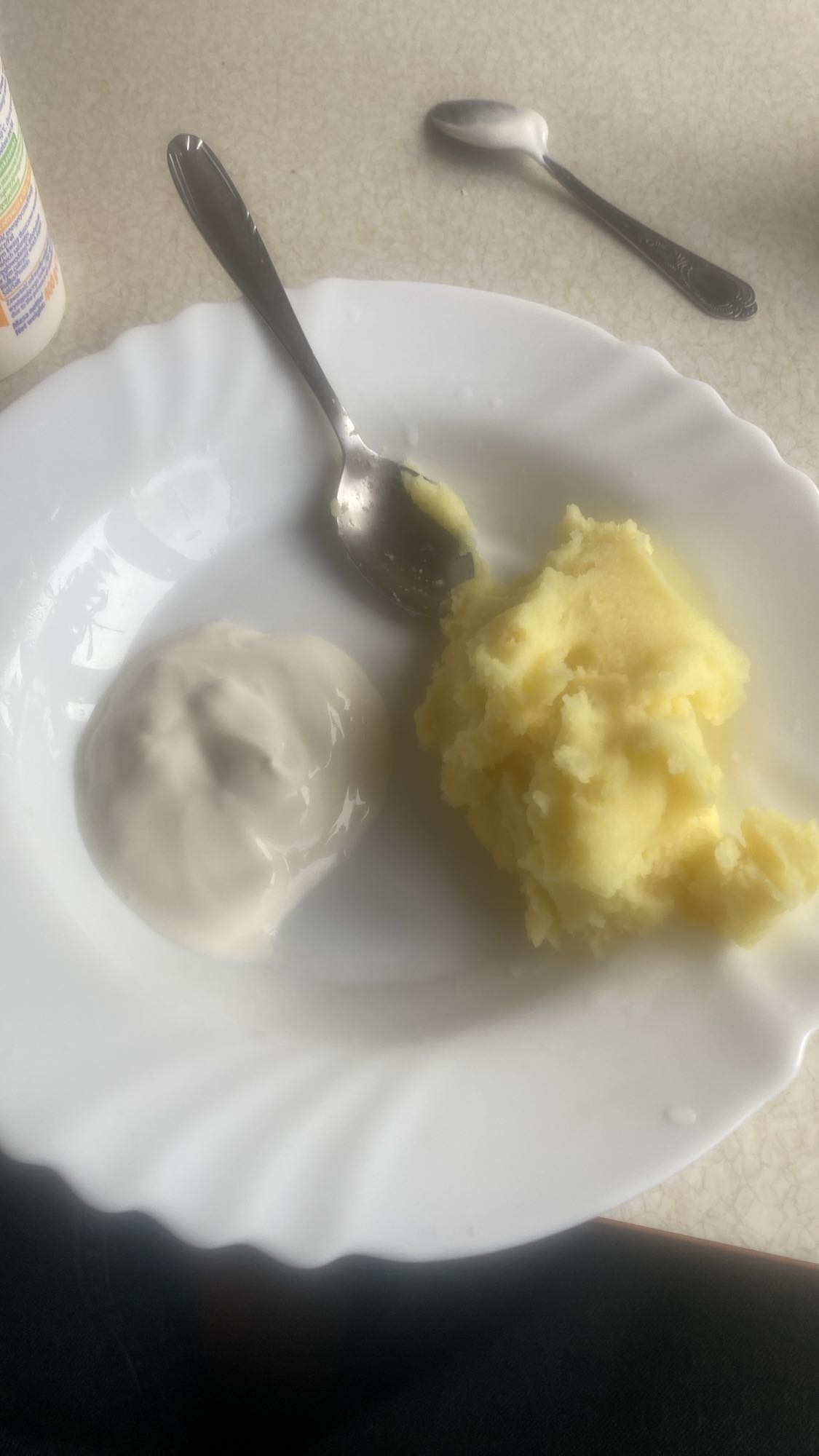 Puree ziemniaczane z jogurtem