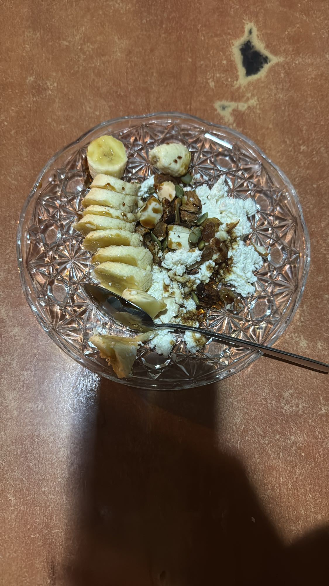 Cottage Cheese Banana Bowl