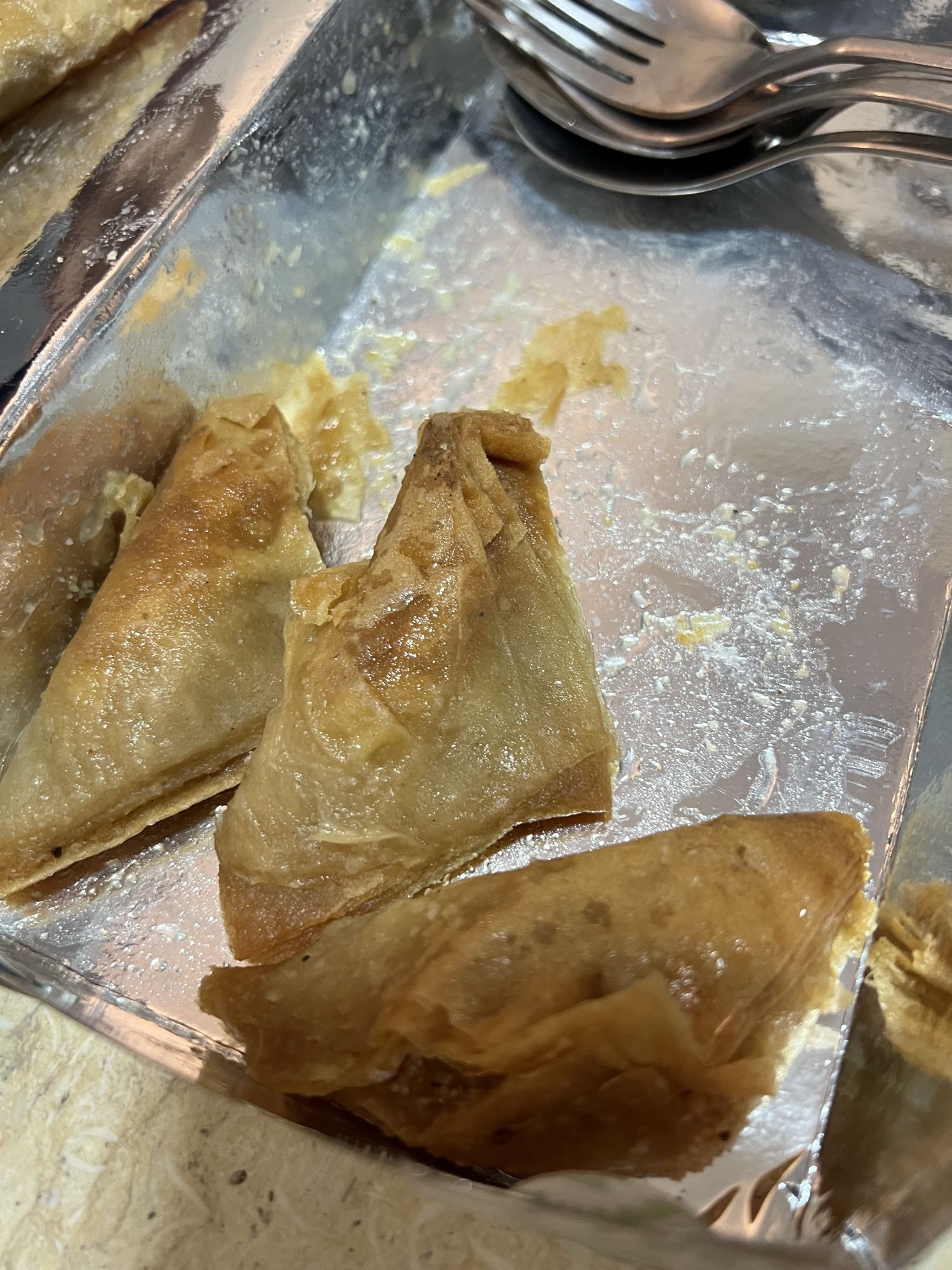 Sweet Baklava Triangles