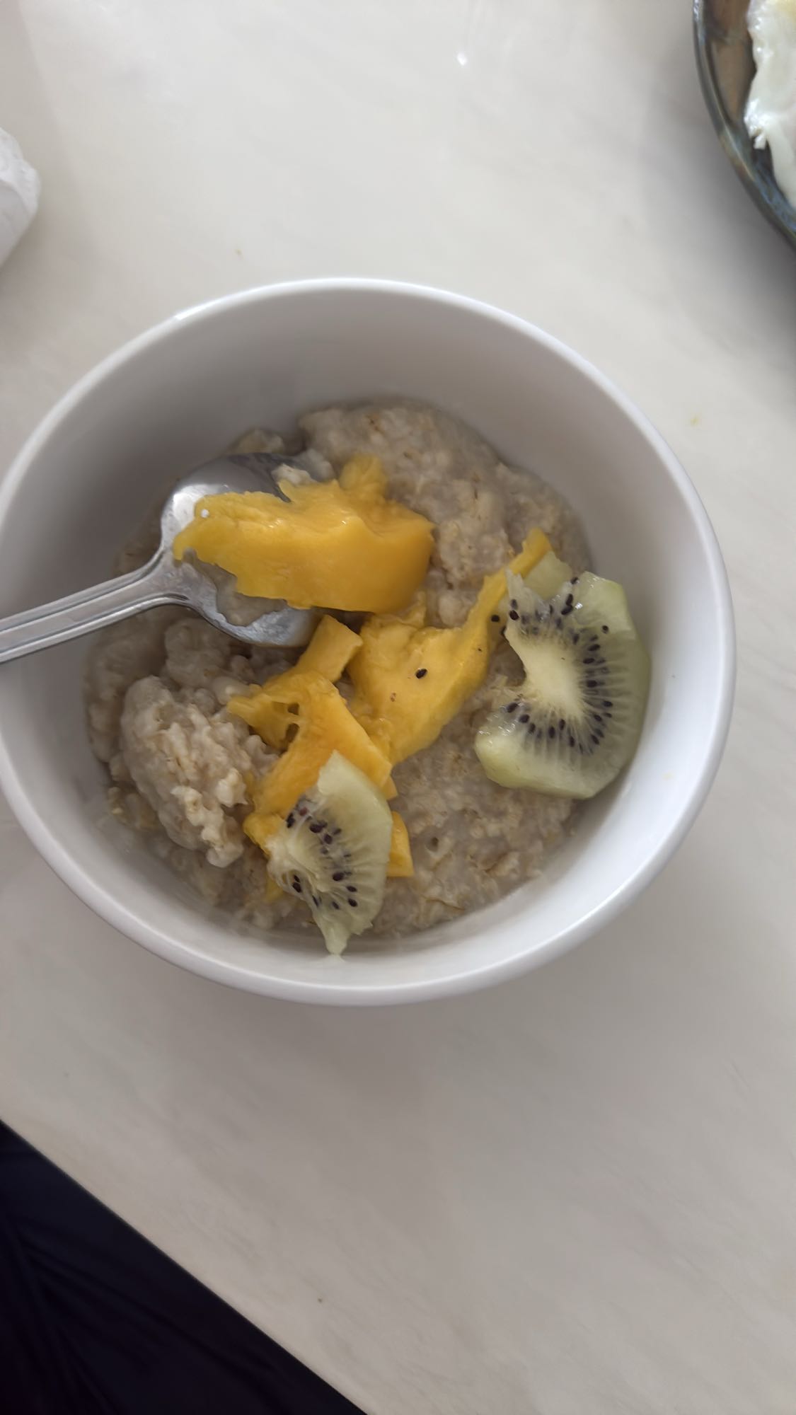 овсянка с фруктами