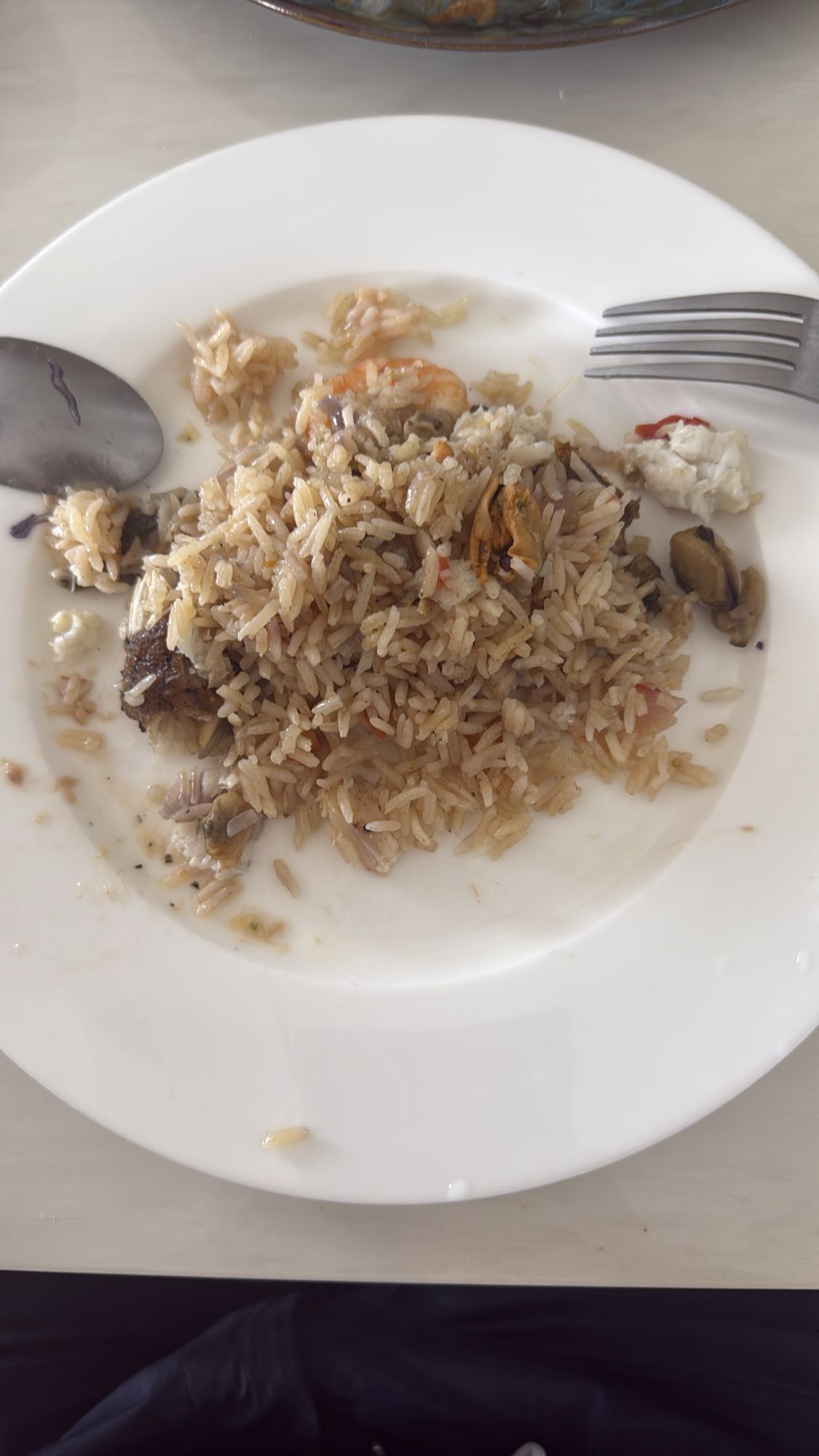 жареный рис с морепродуктами