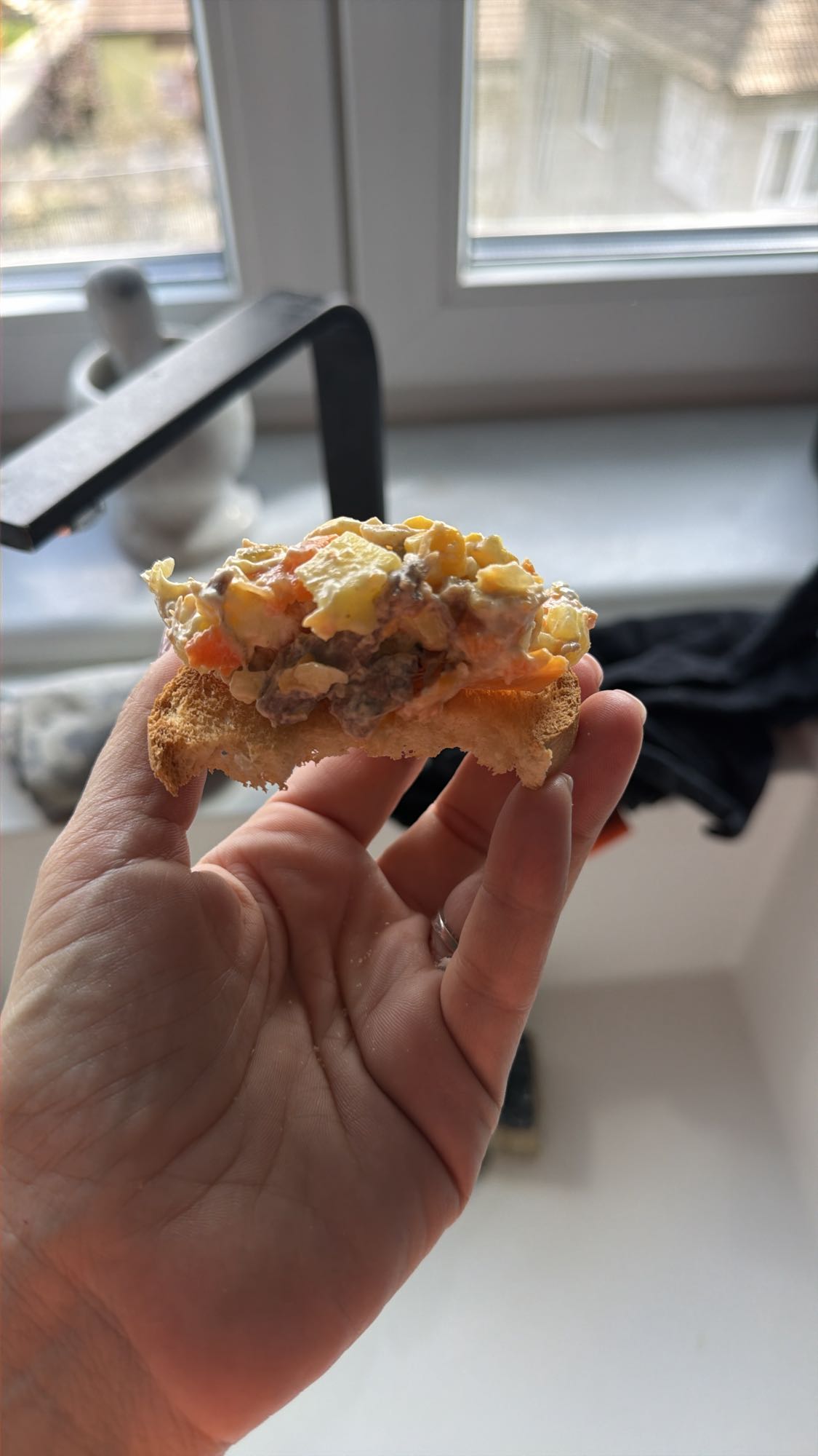 Toast cu salată de boeuf