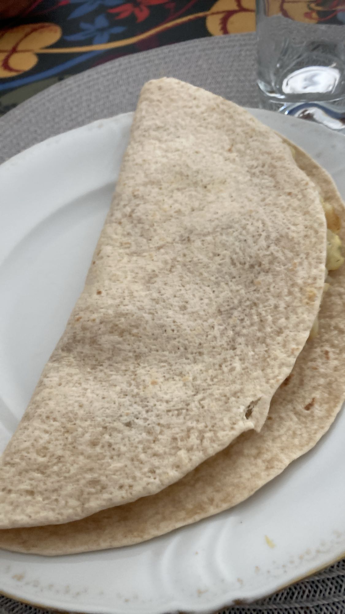 Fullkornswrap med ägg