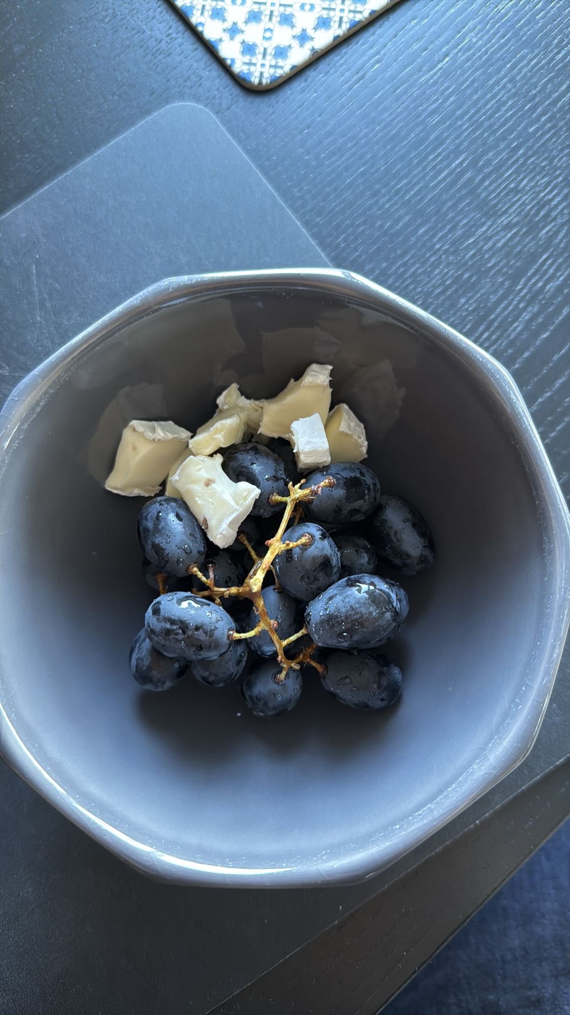 Grapes and Brie Bowl