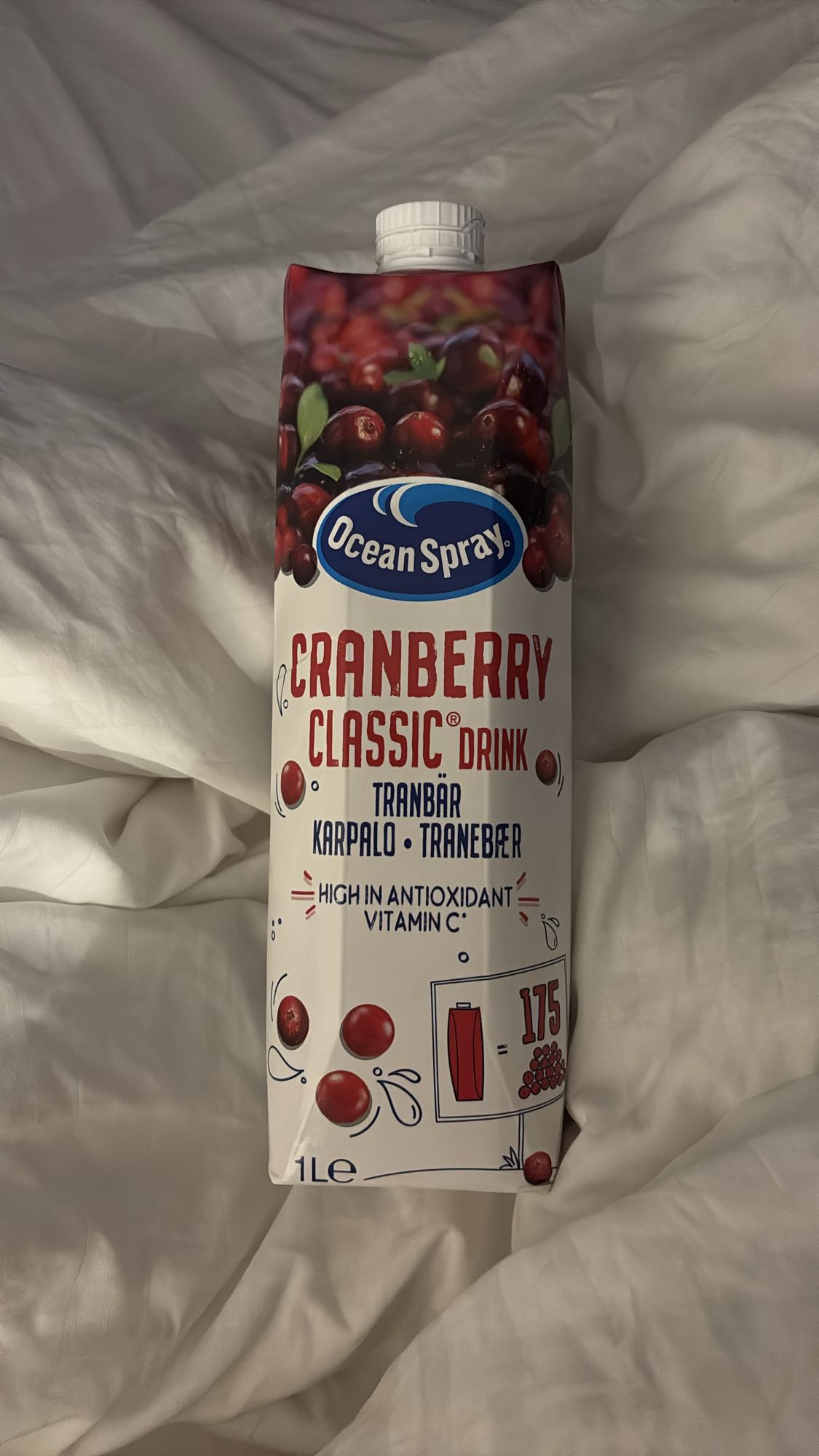 Tranbärsjuice dryck