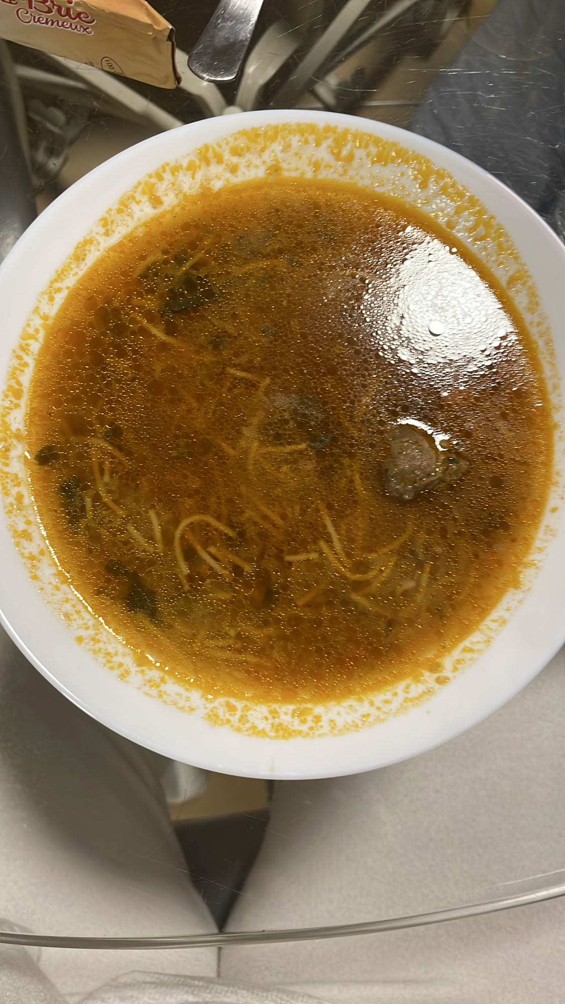 Soupe de vermicelles à la viande