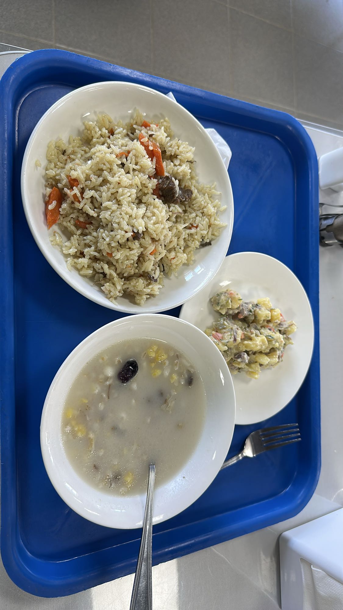 Плов, суп, салат