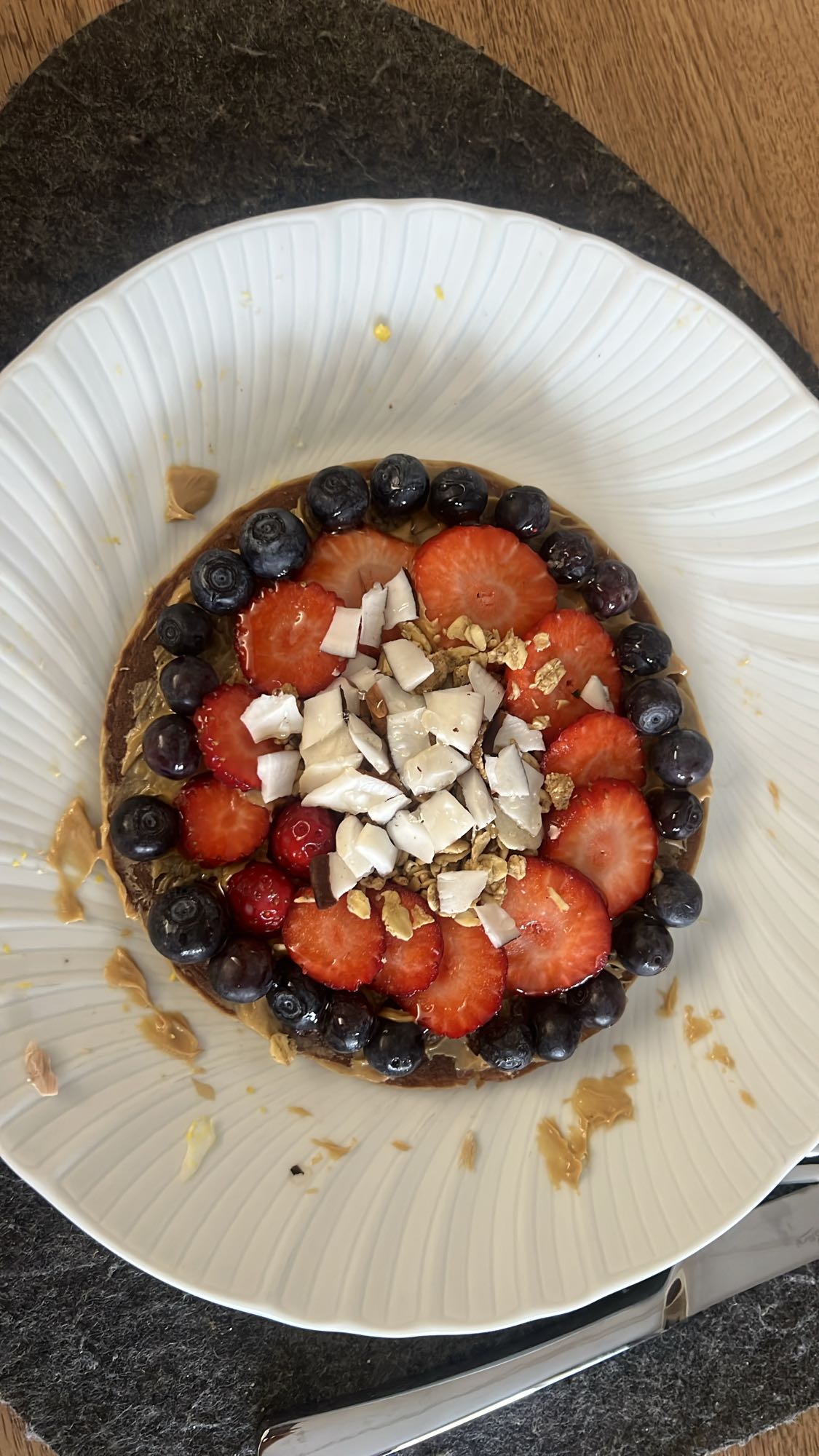 Berry Nut Breakfast Pancake