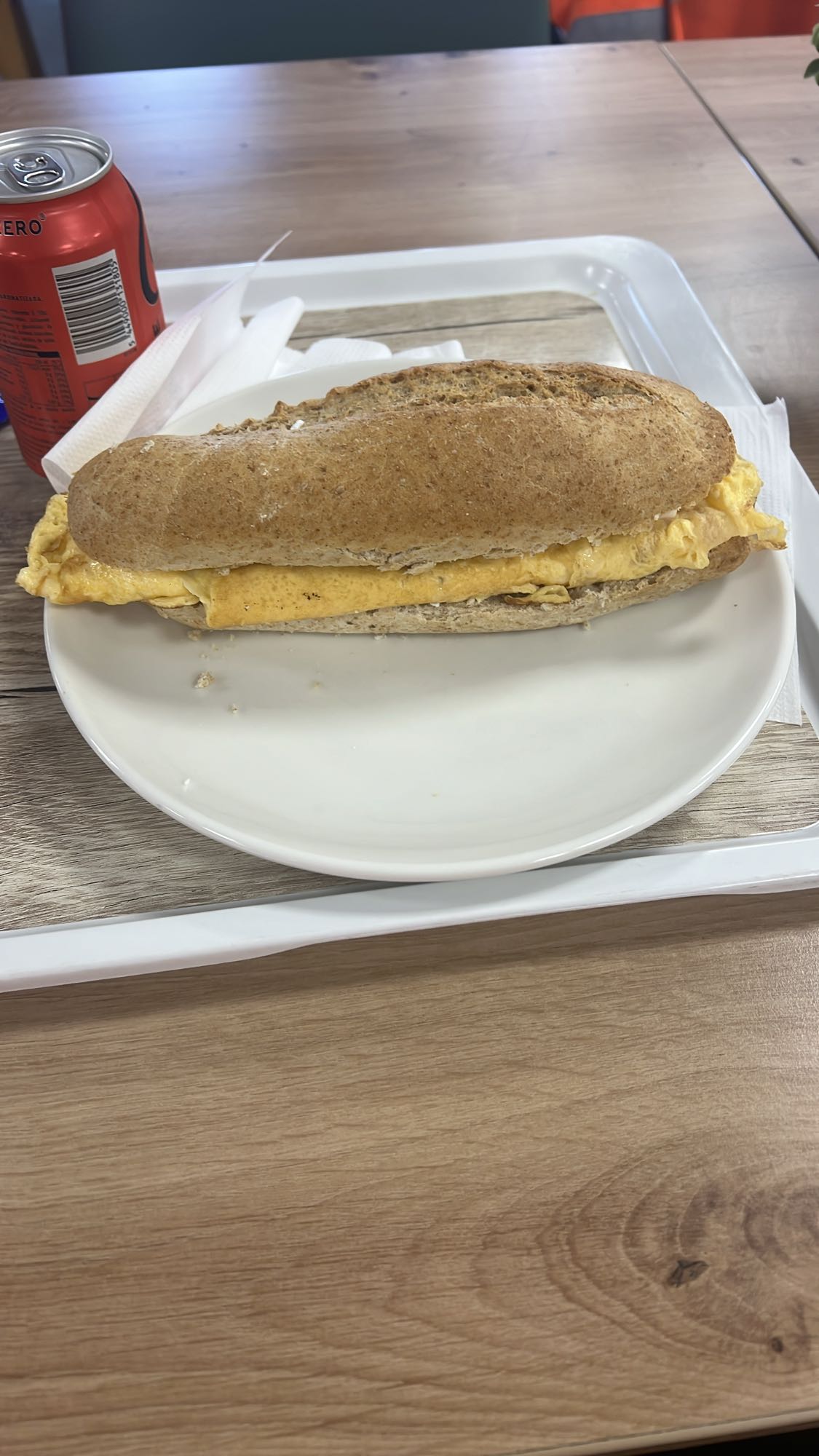 bocadillo de tortilla