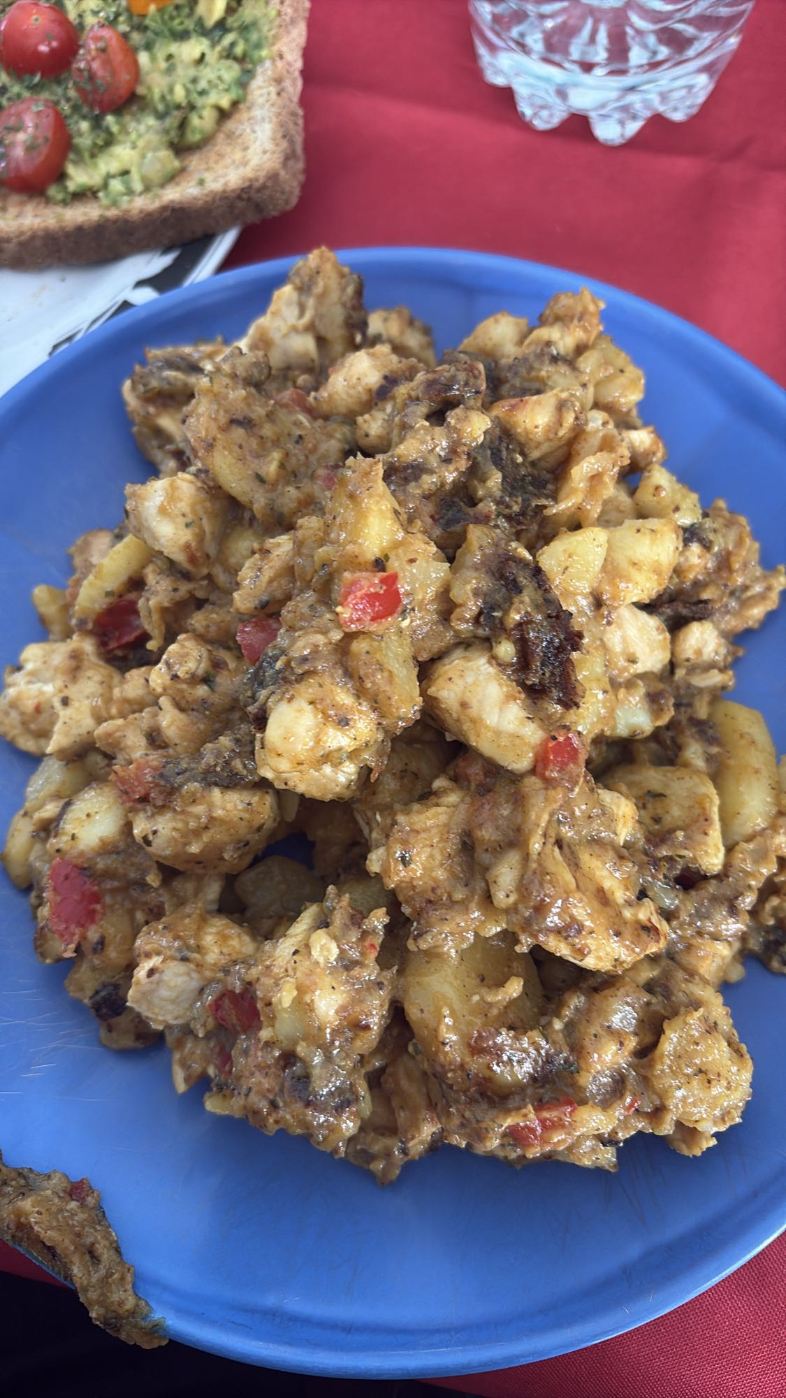 Poulet sauté aux légumes