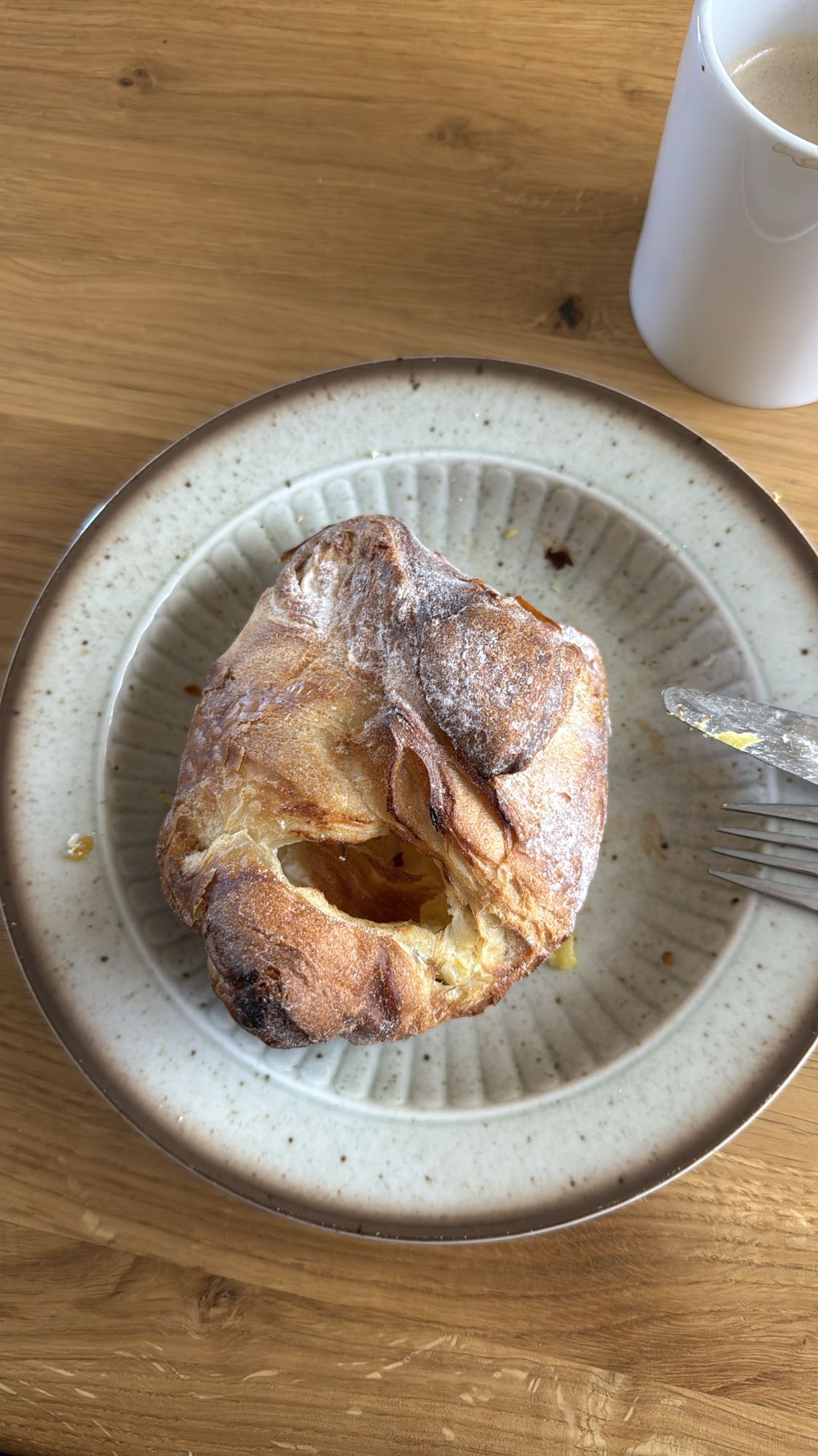 Pastry with coffee