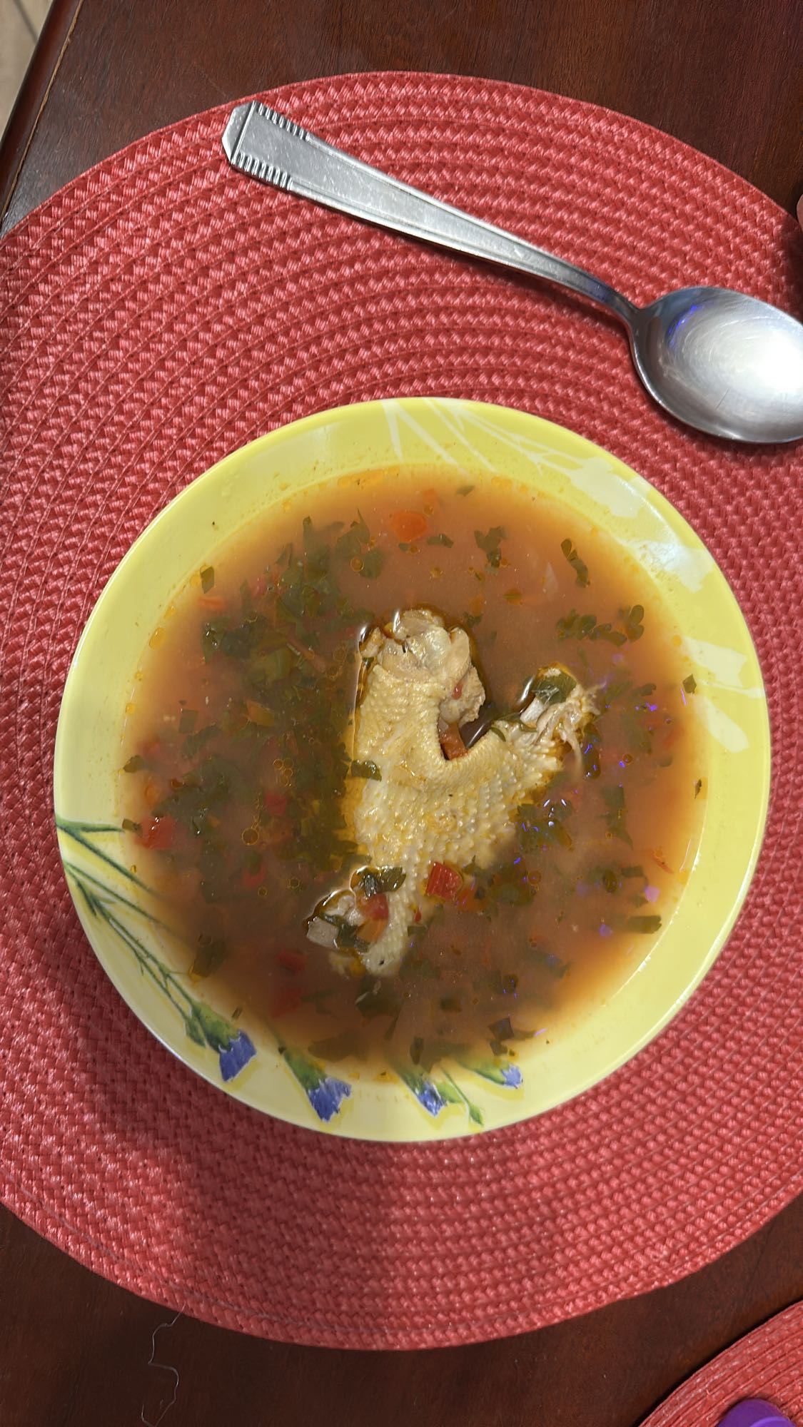 Supă de pui cu legume