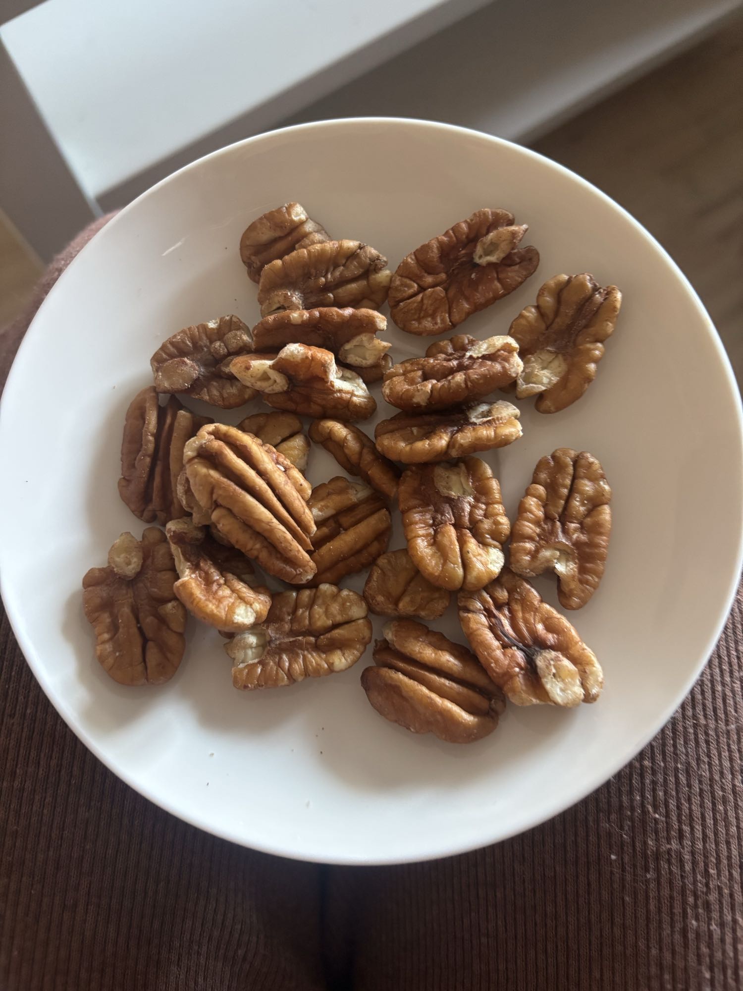 Pecany na talerzu