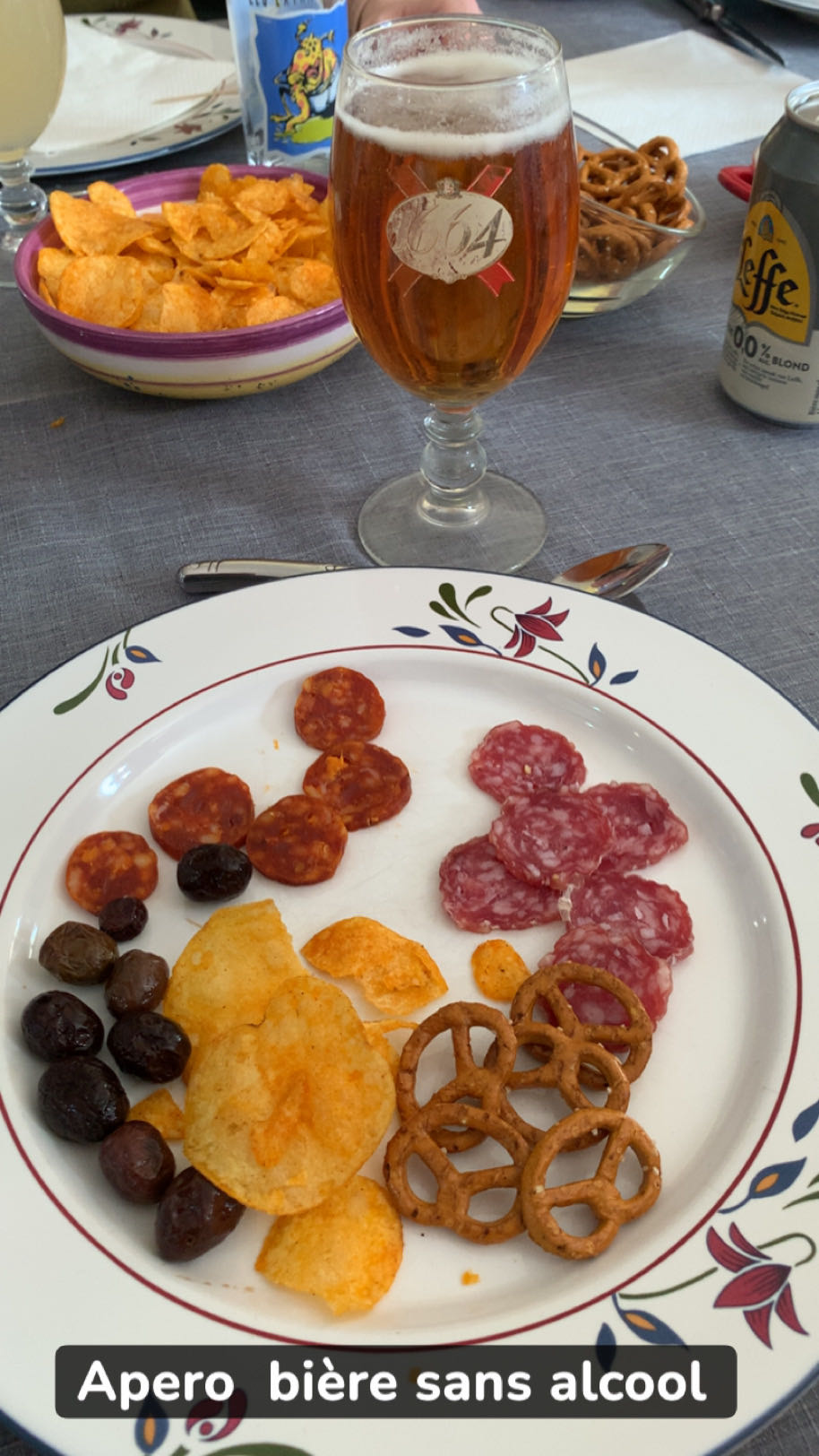 Apéro bière sans alcool