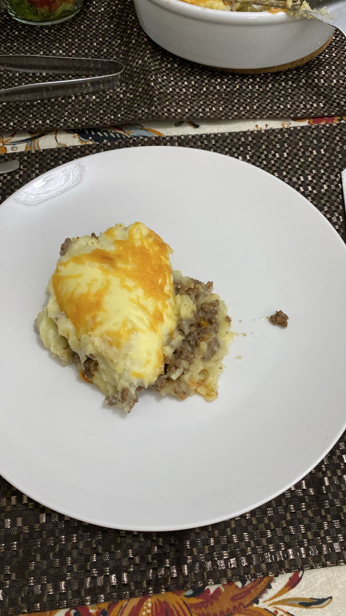 pastel de carne y papa