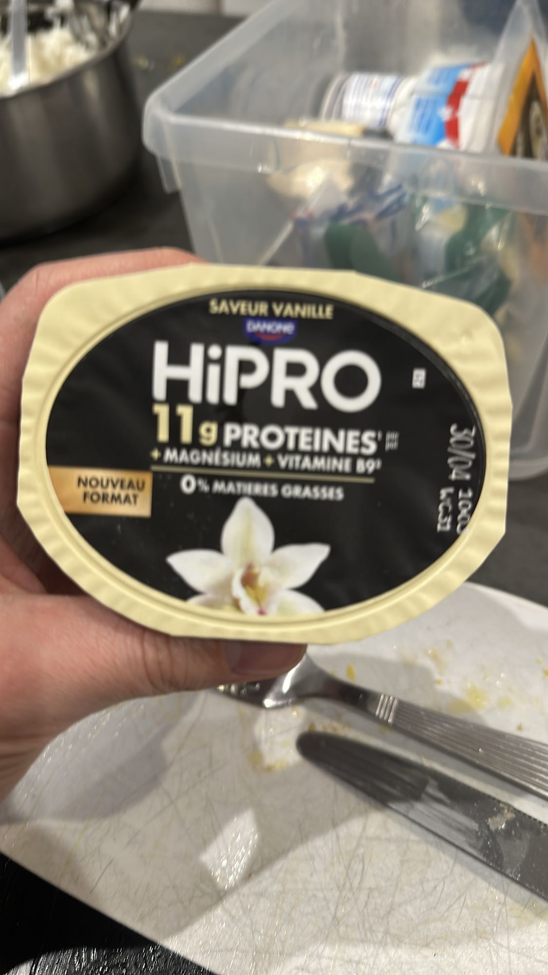 Yaourt vanille HiPRO