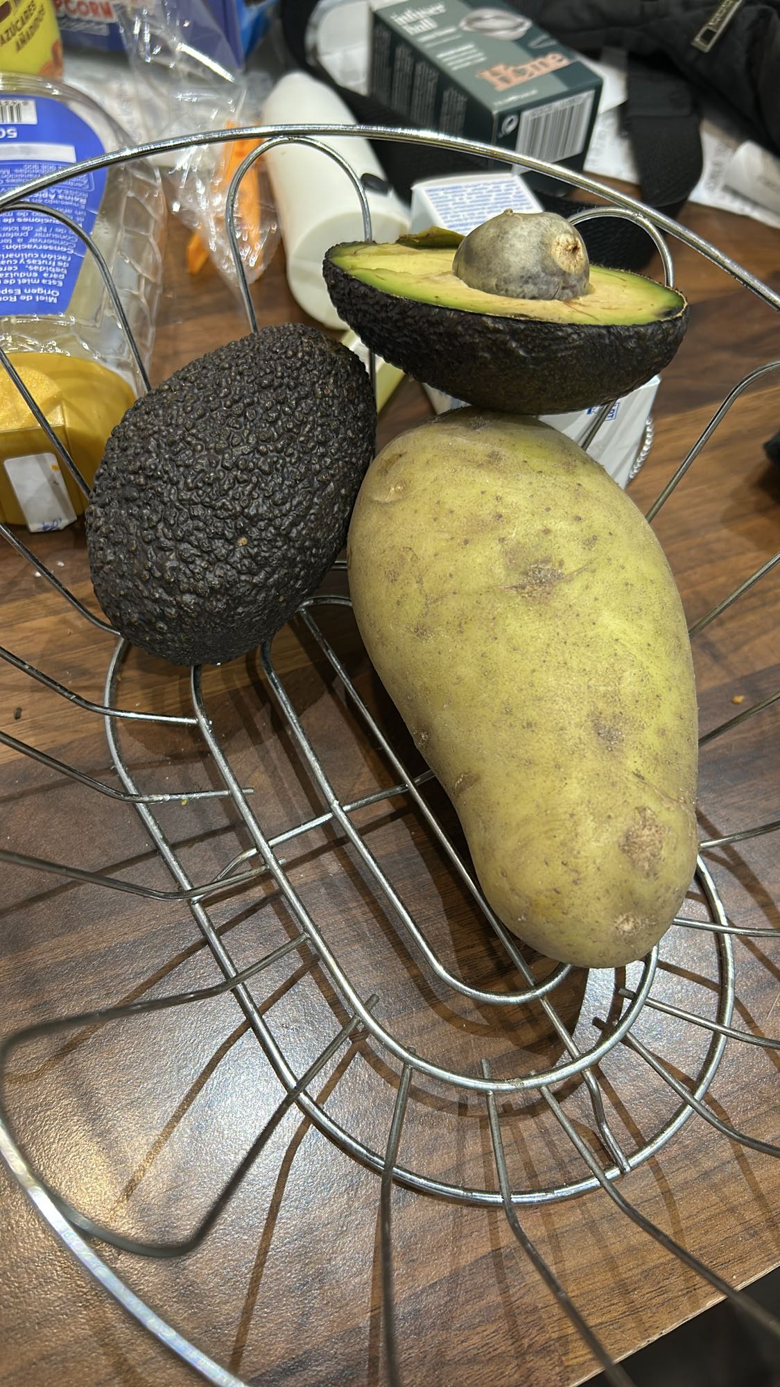 aguacate y patata