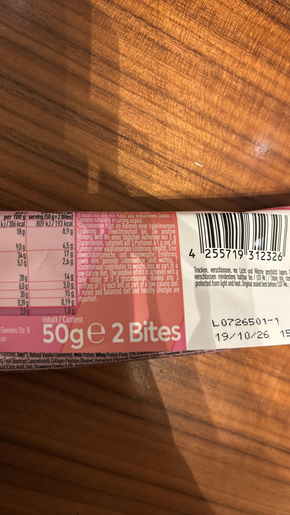 Proteinriegel 2 Bites