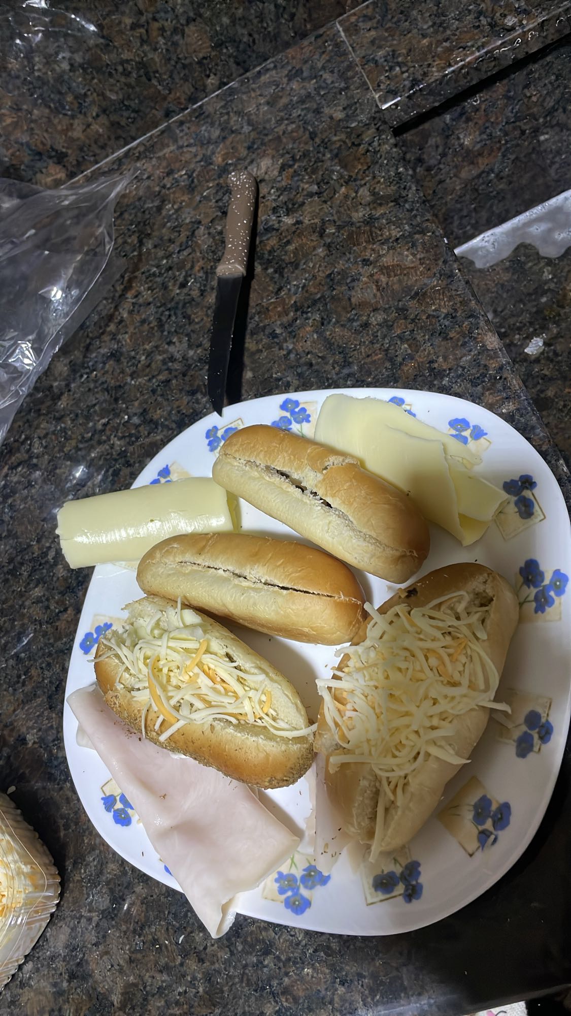 Mini Cheese Sandwich Plate