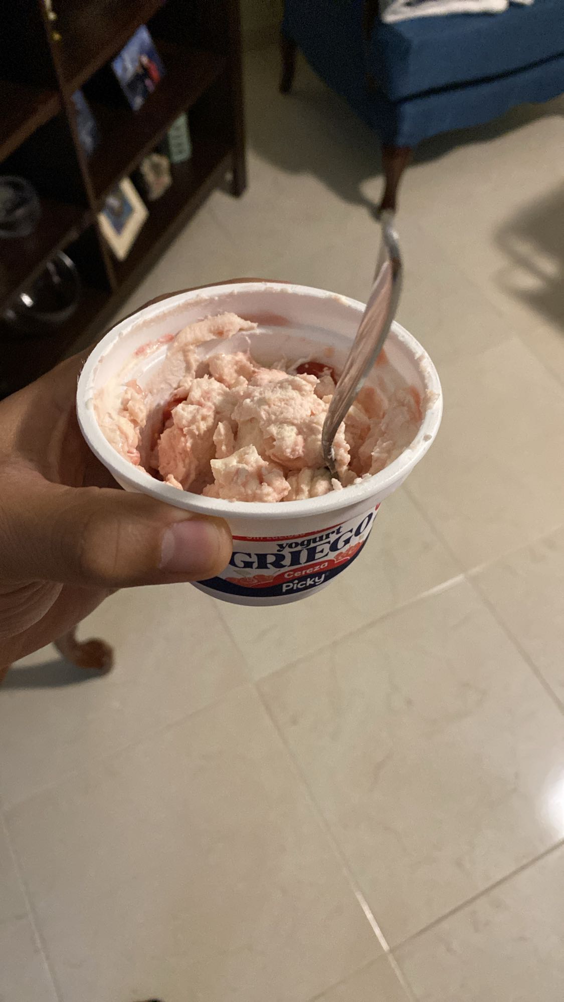 yogur griego de cereza