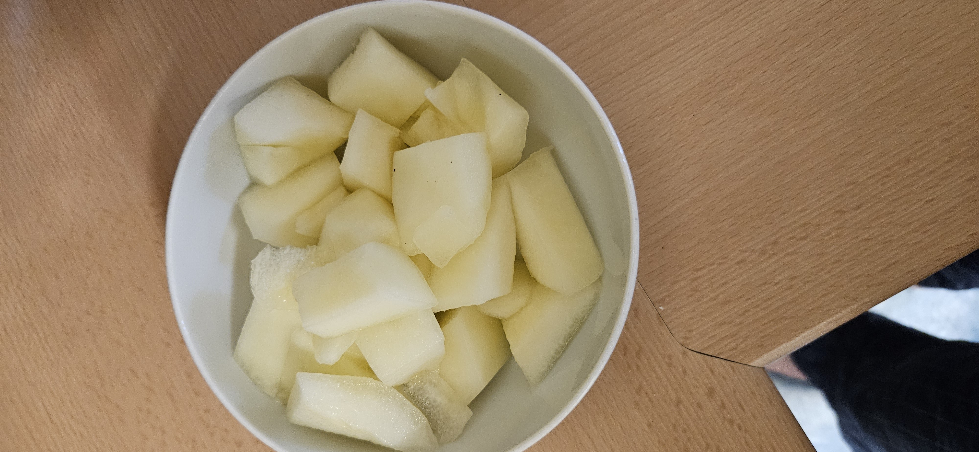 Honeydew melon bowl