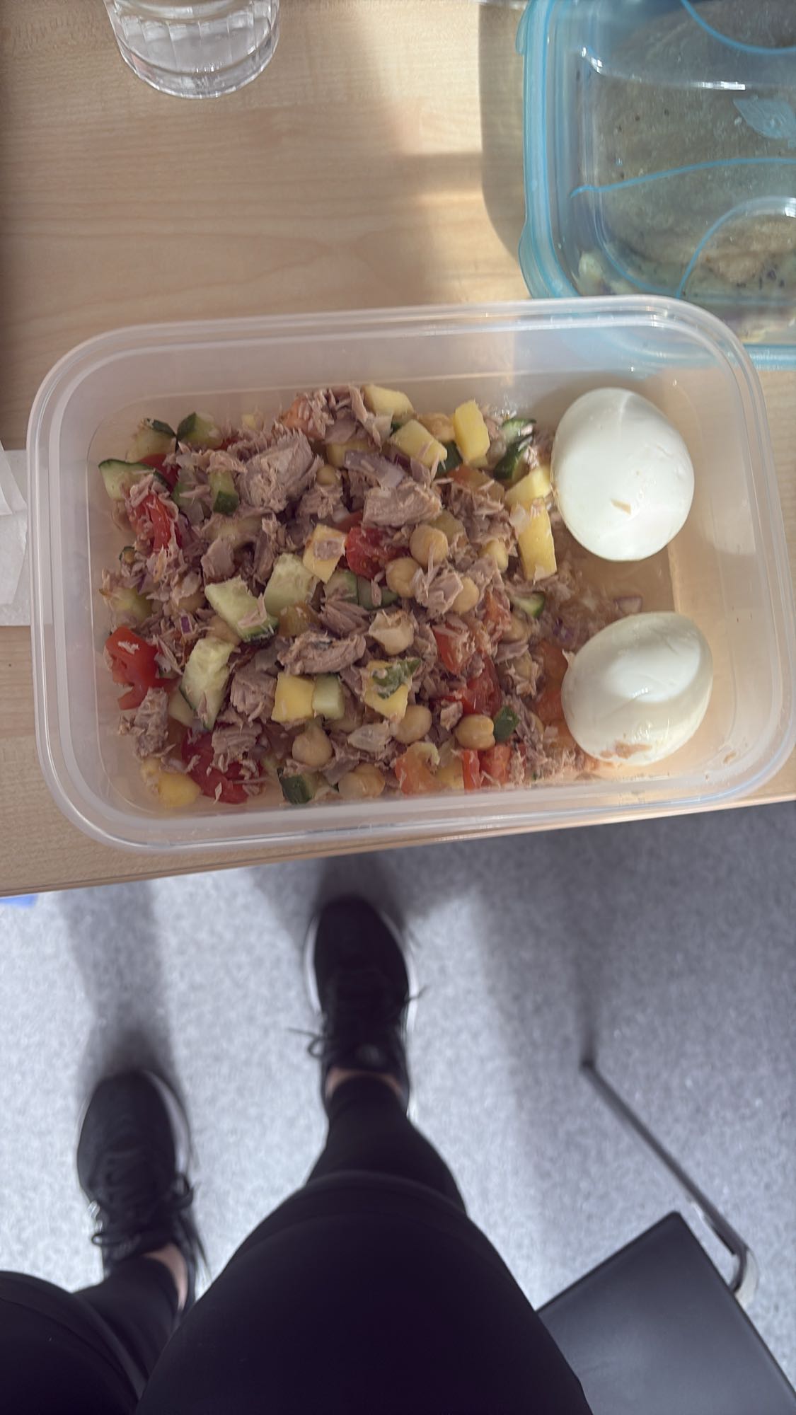 Tonfisksallad med ägg
