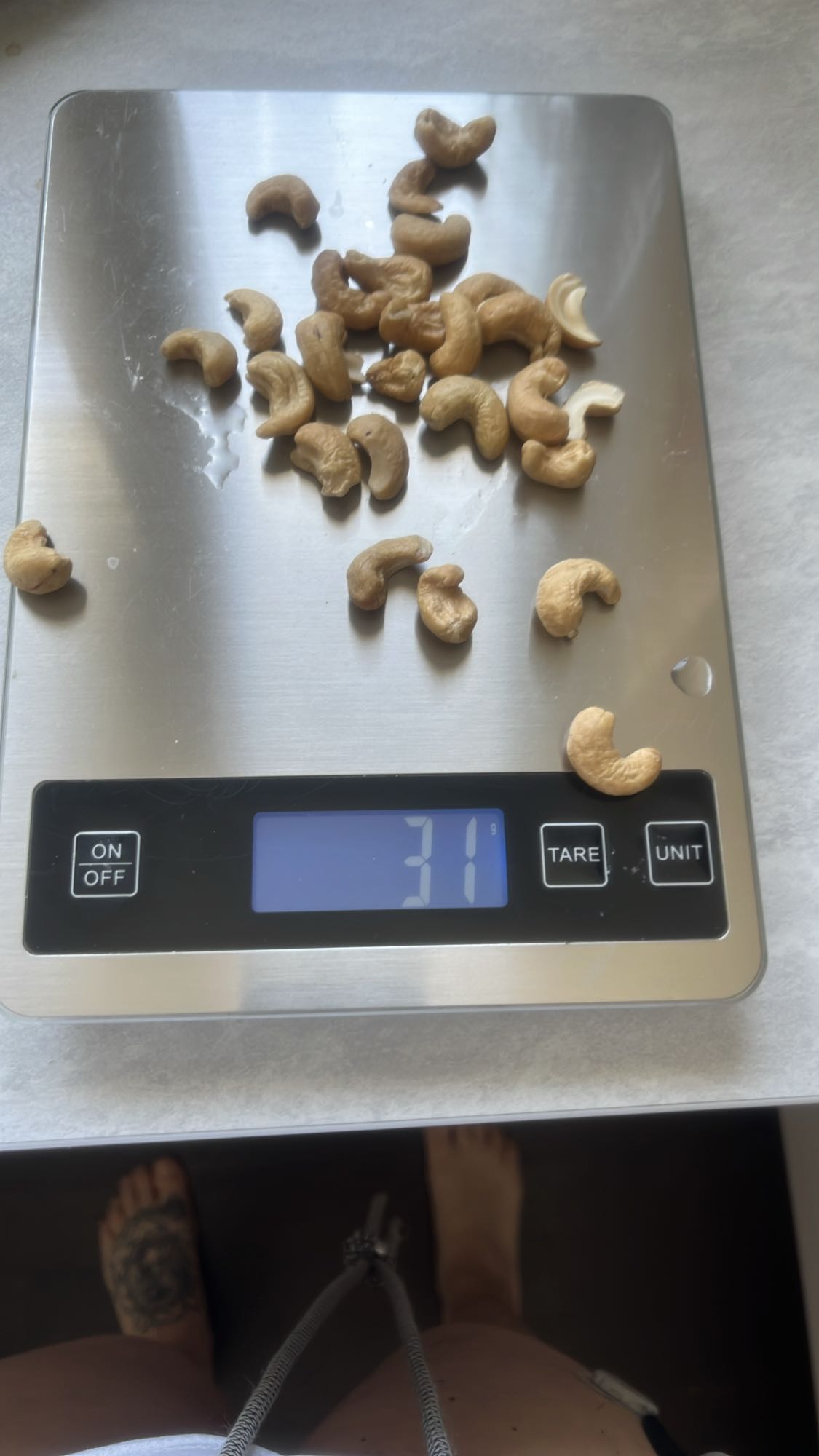 Cashewnoten snack