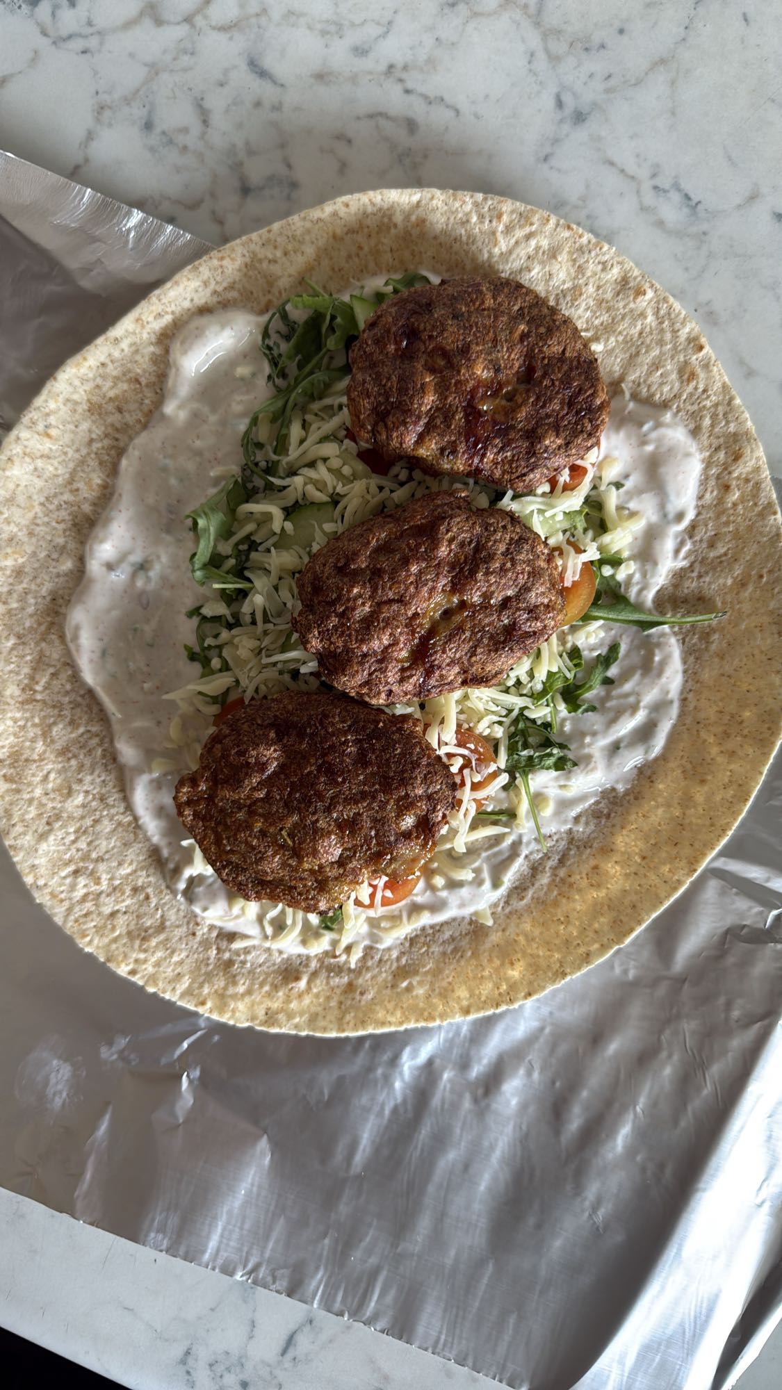Kofta Wrap