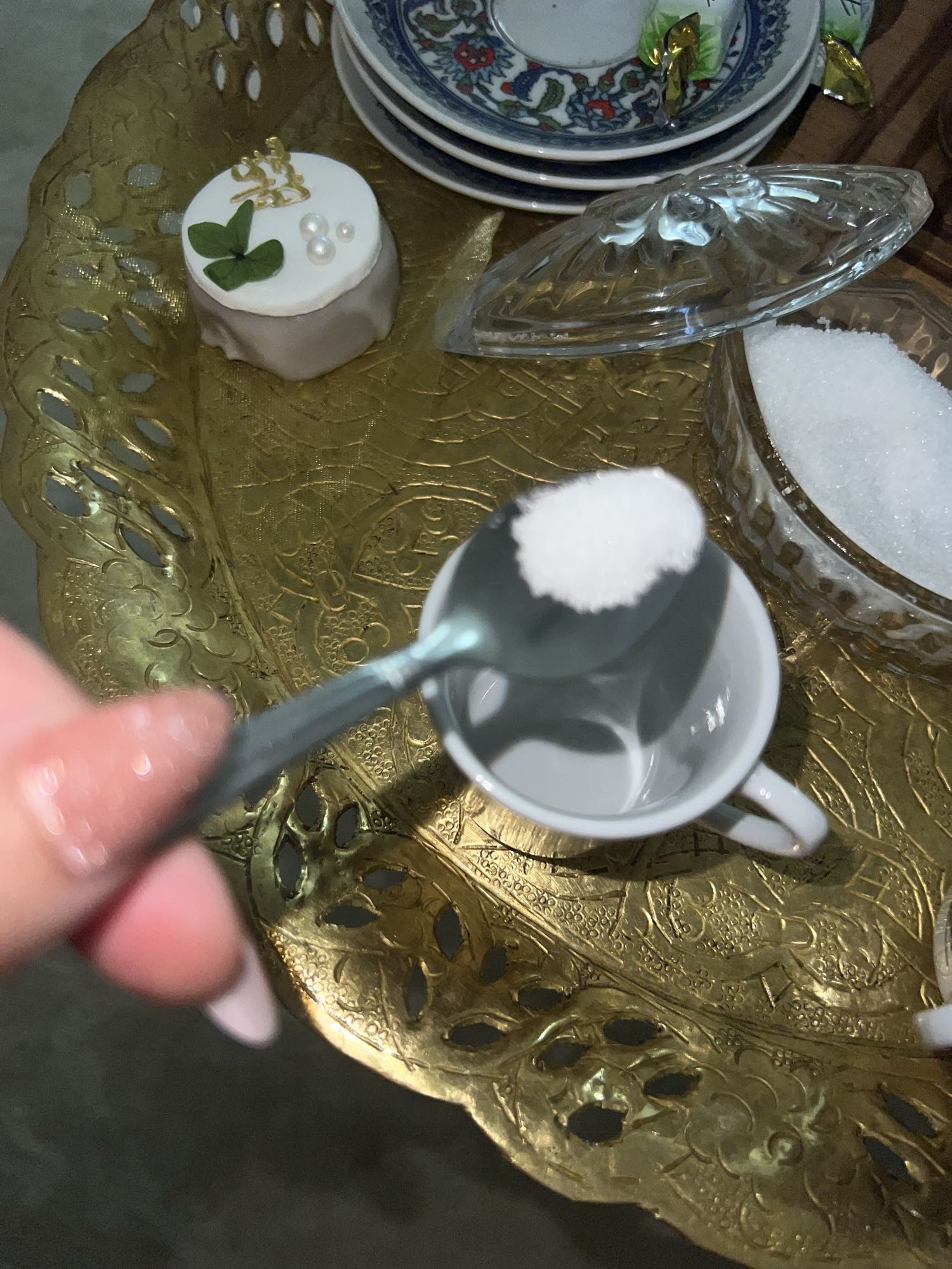 Thé avec sucre