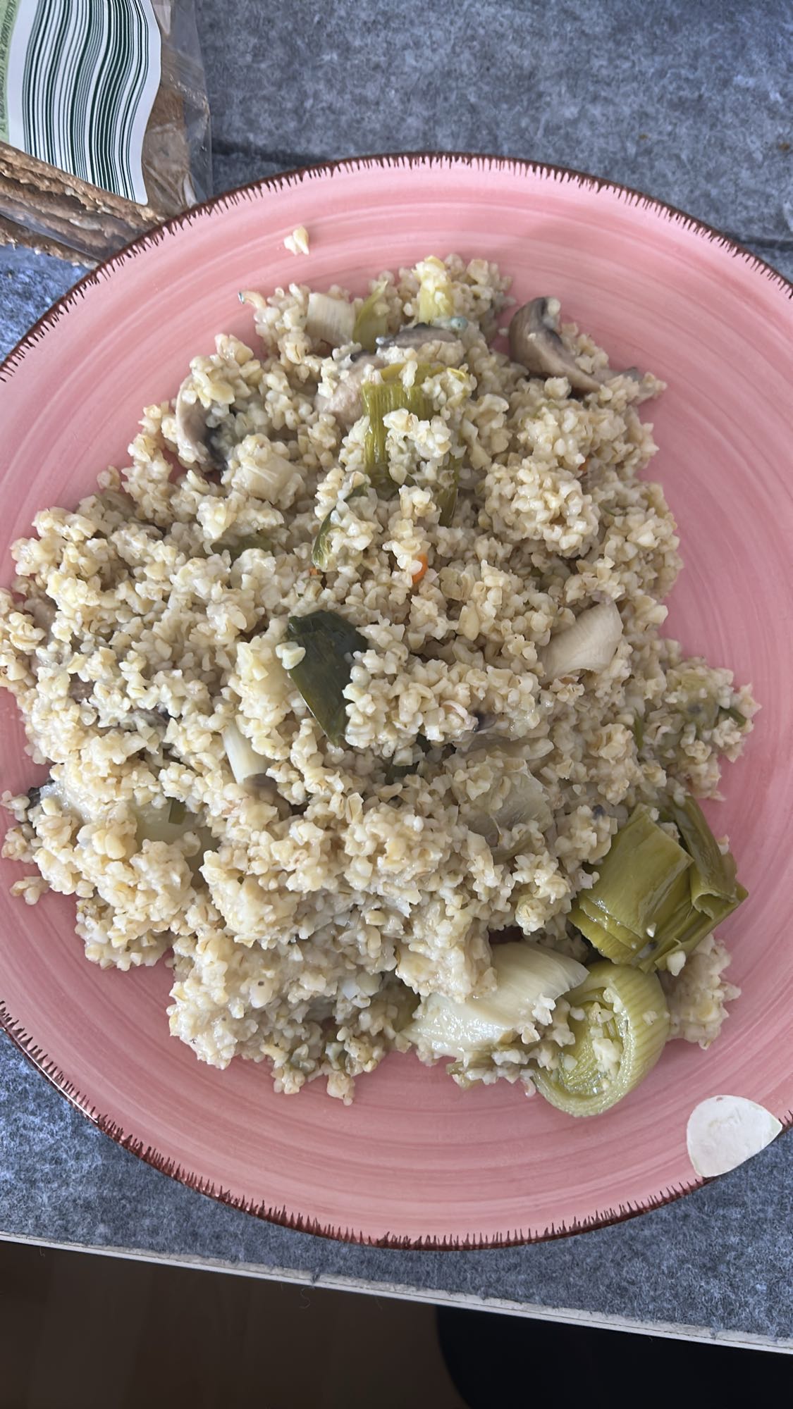 bulgur con verduras