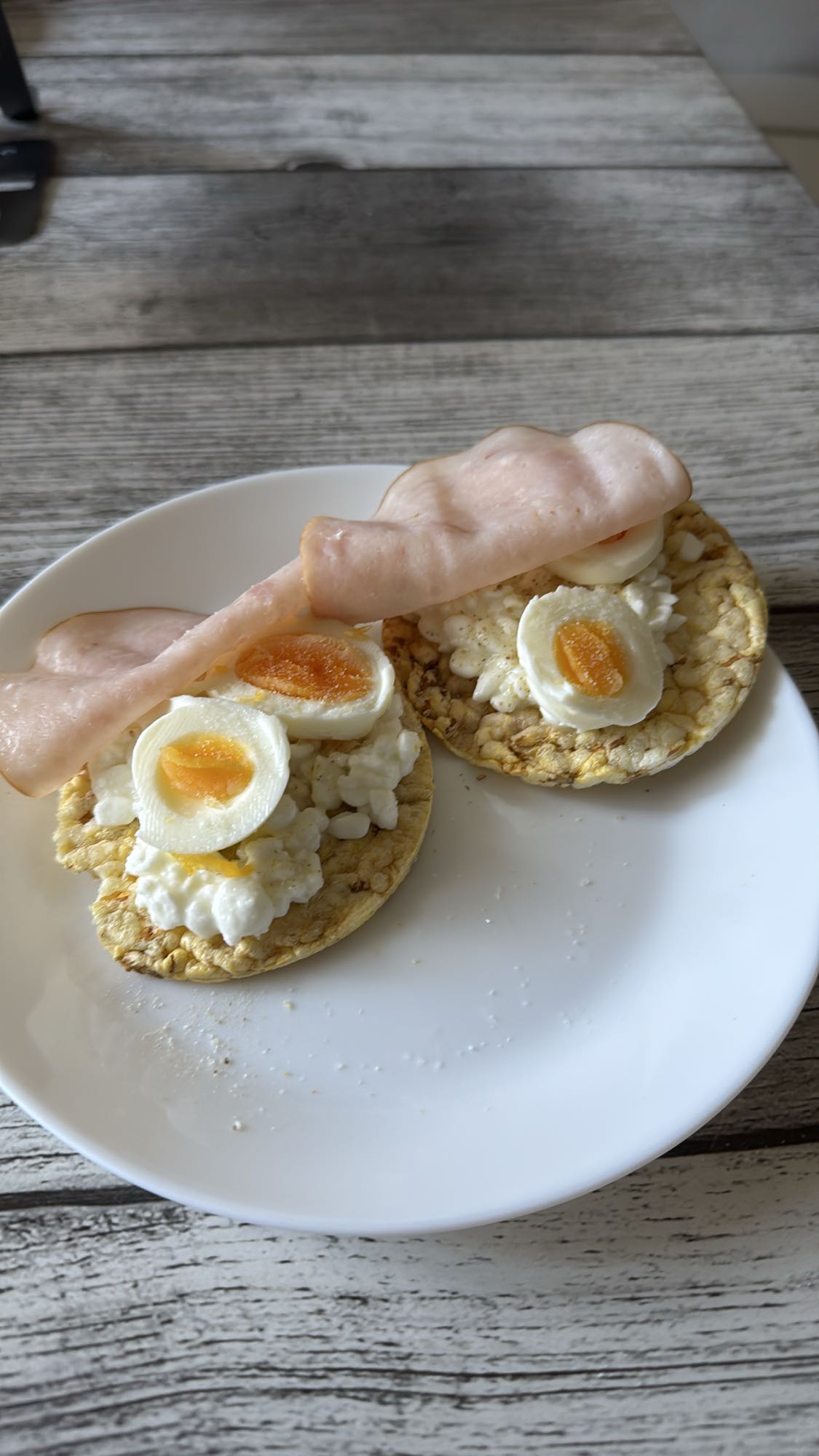 Riskakor med ägg & kalkon