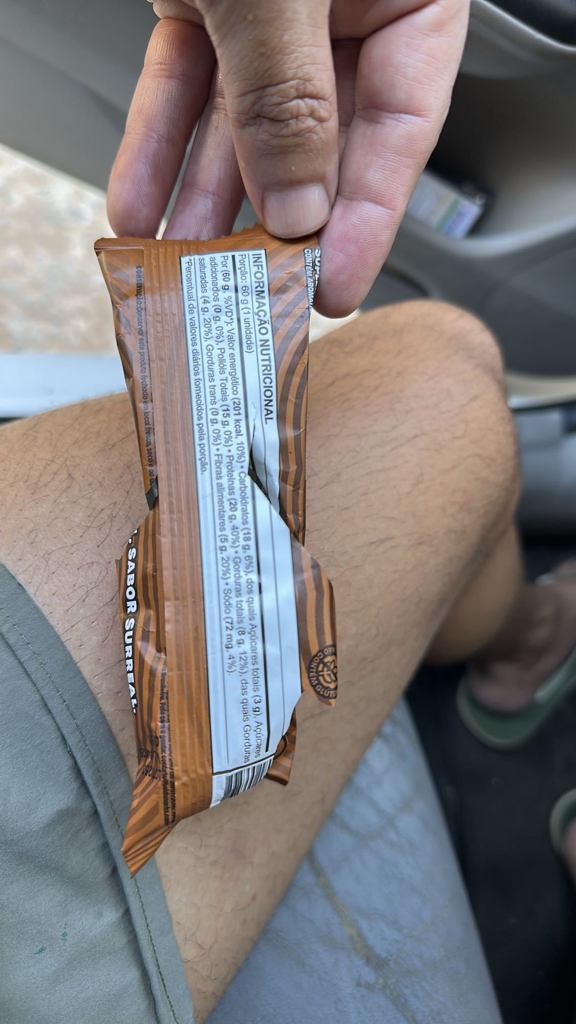 barra proteica chocolate