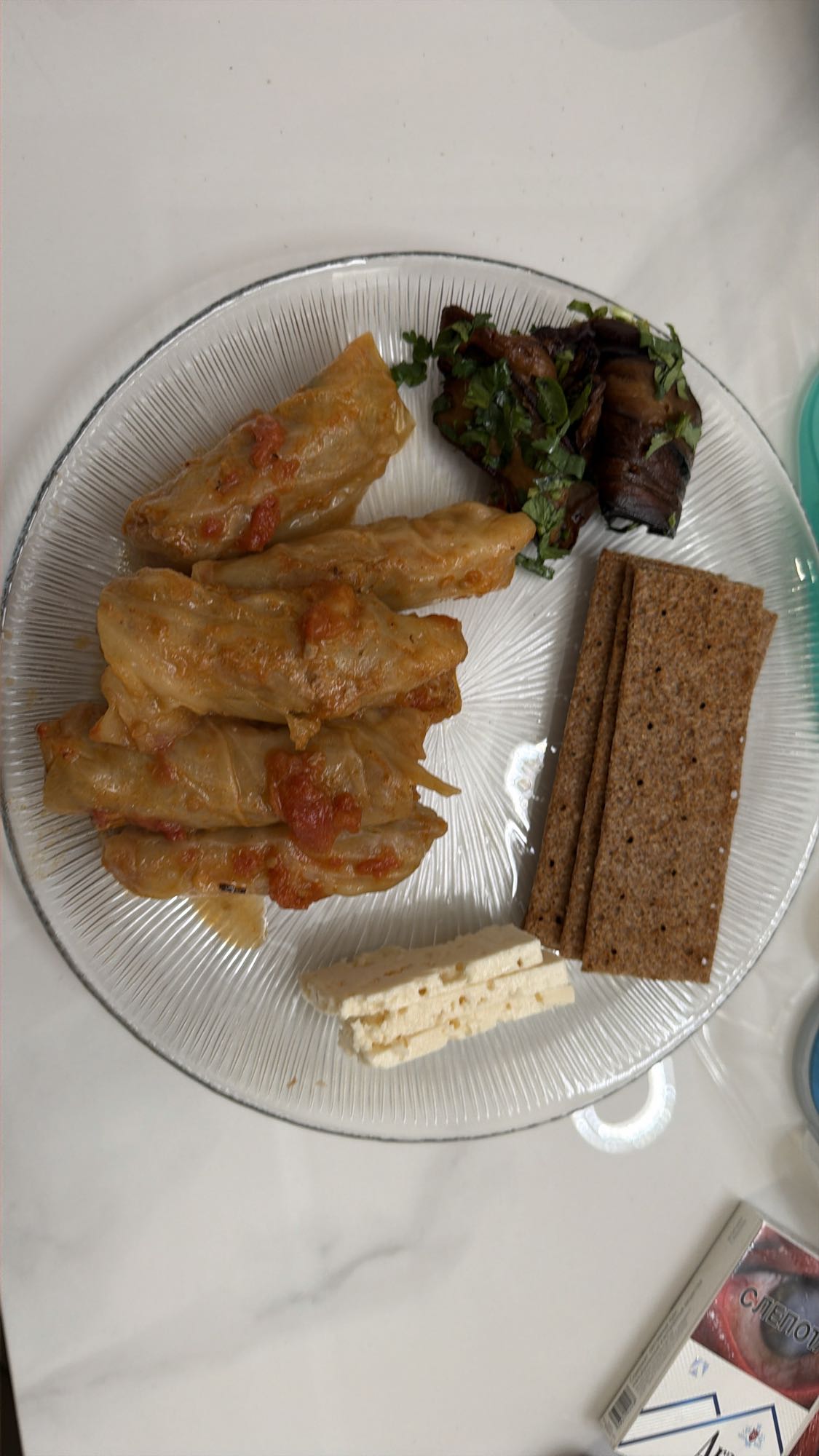 голубцы с гарниром