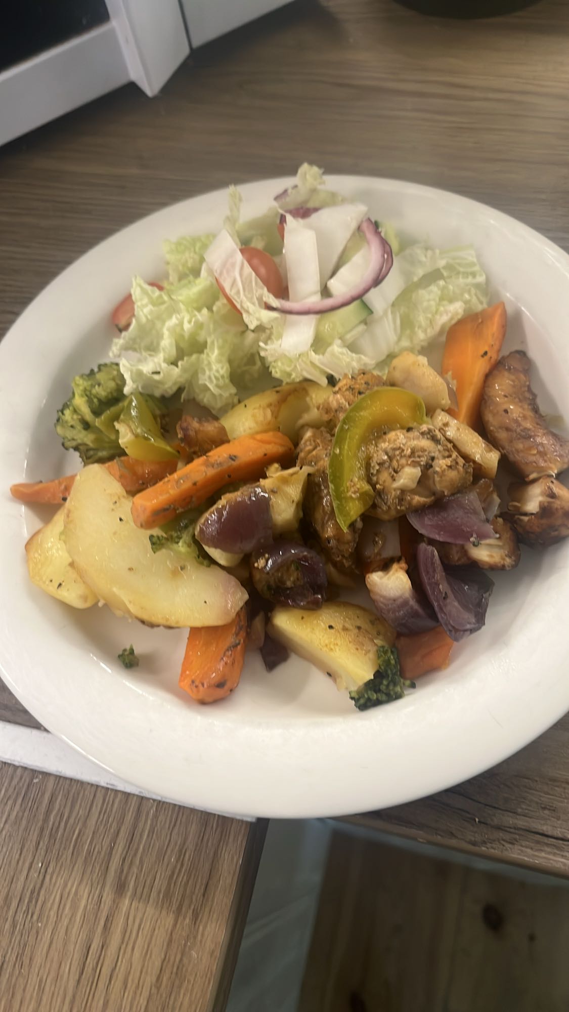 Kyckling med grönsaker