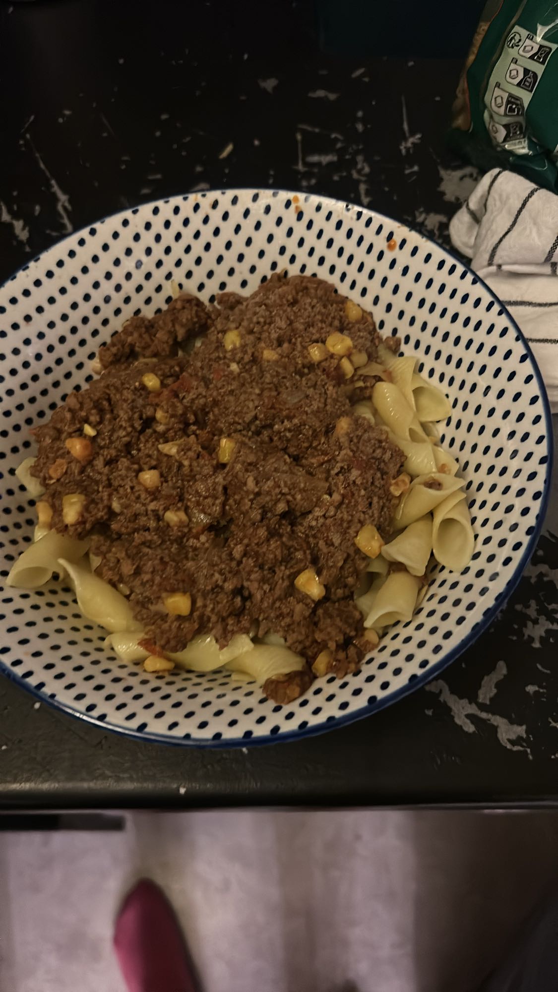 Pâtes à la viande hachée