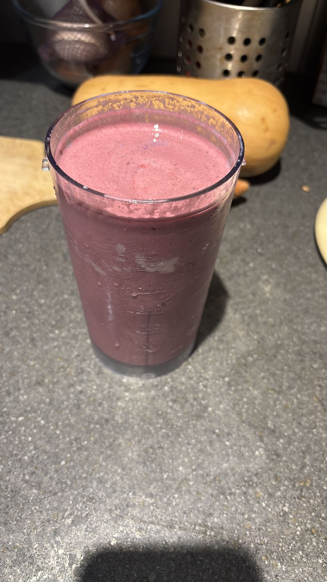 Smoothie aux fruits rouges