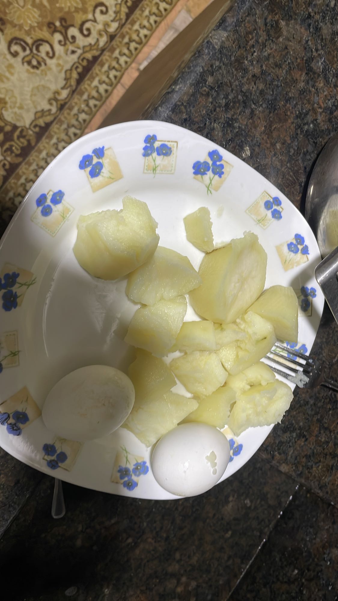 Eggs and Boiled Potatoes