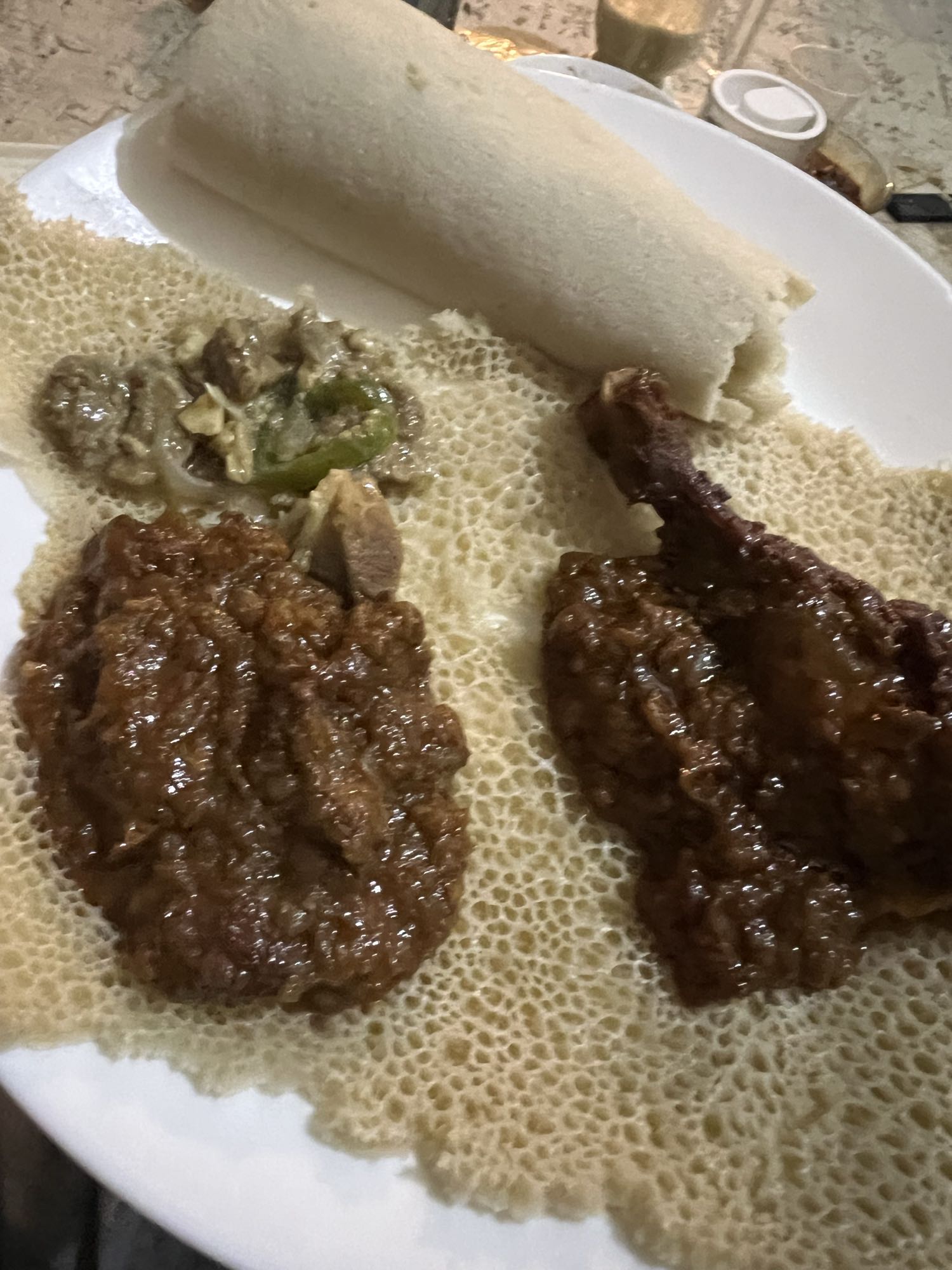 Ethiopian Injera with Stews