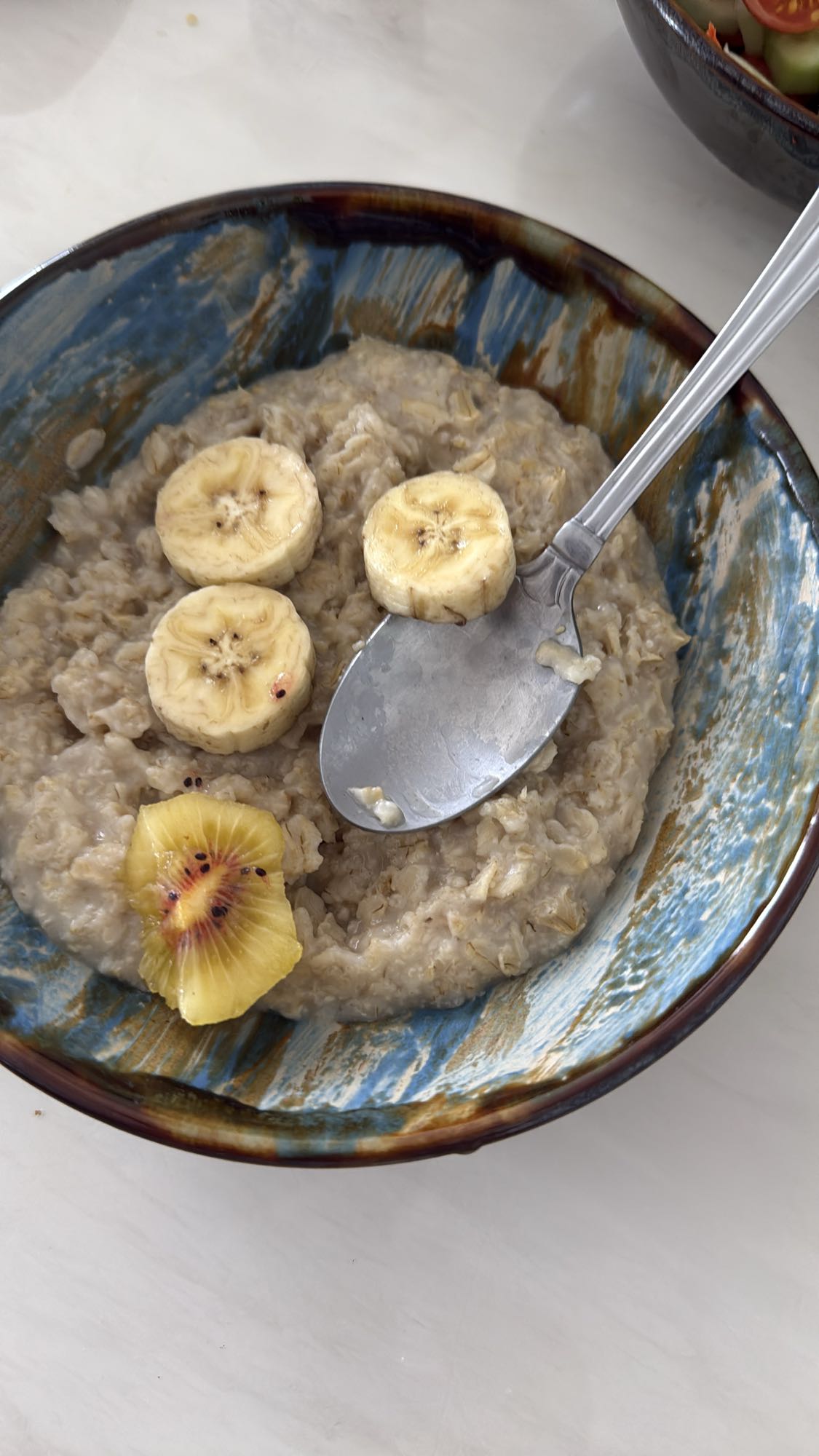 овсяная каша с фруктами