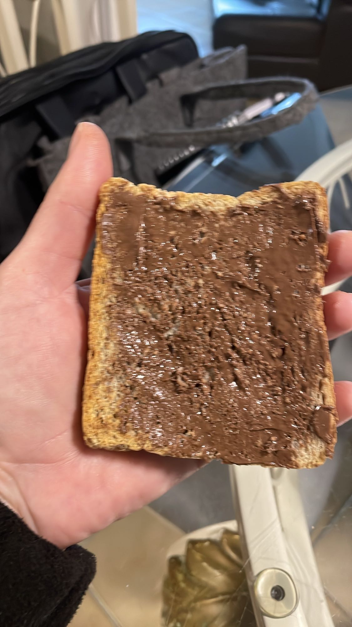 Tartine au chocolat